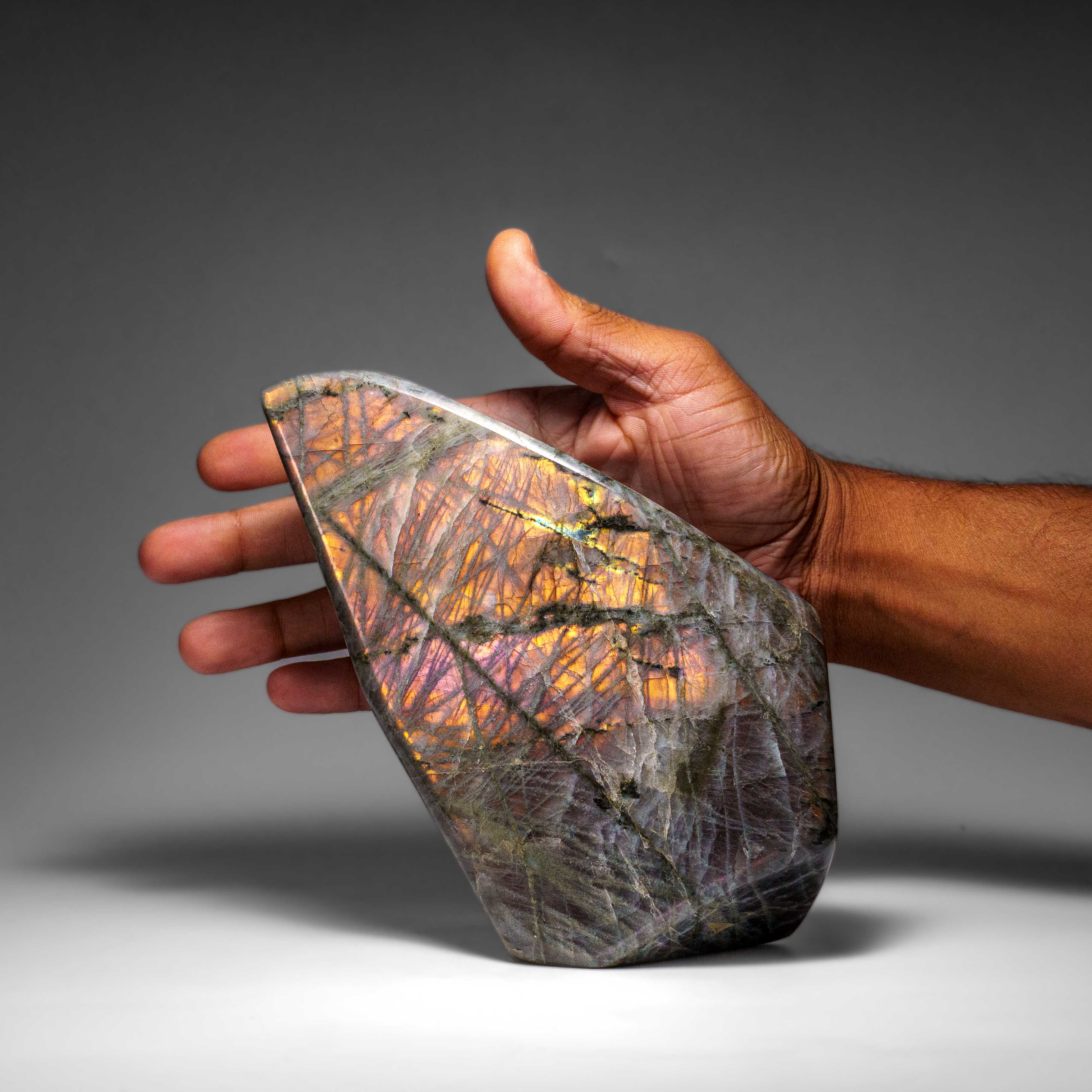 Polished Labradorite Freeform from Madagascar (4.1 lbs)