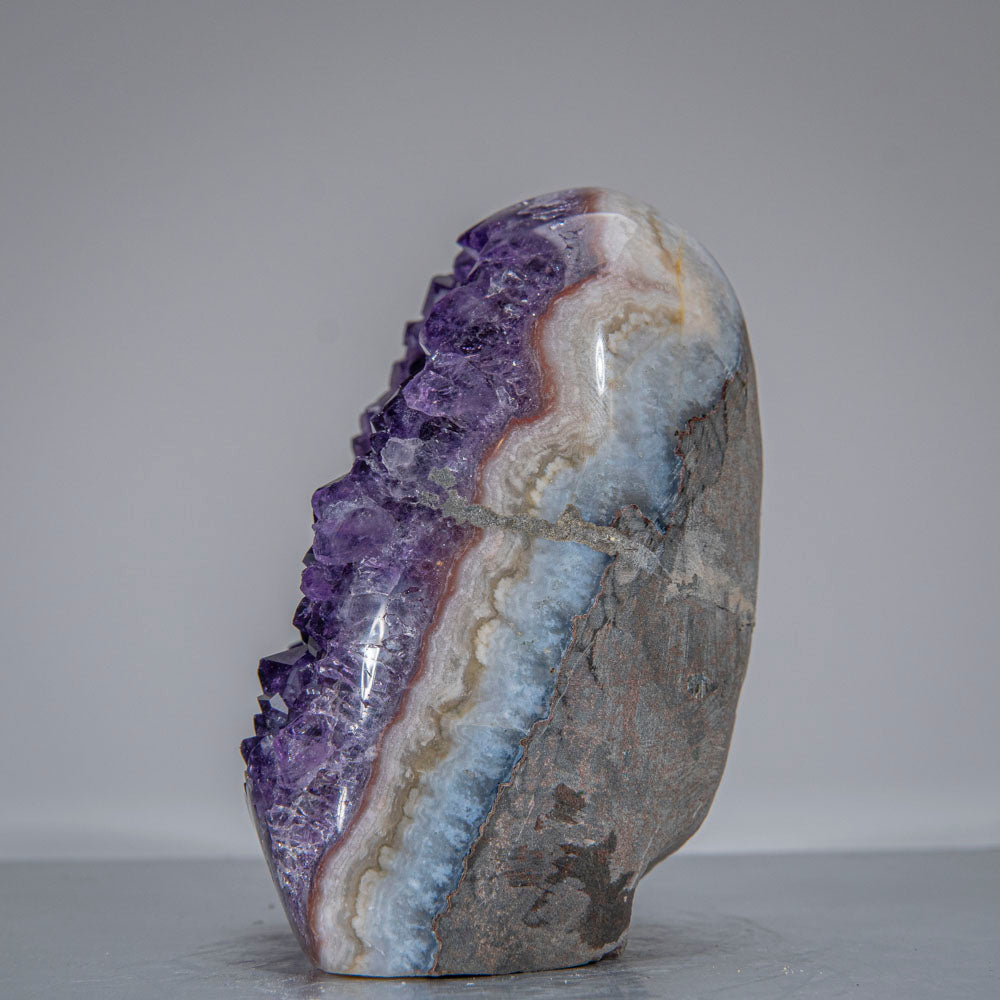 Genuine Amethyst Crystal Cluster from Brazil (1.4 lbs)