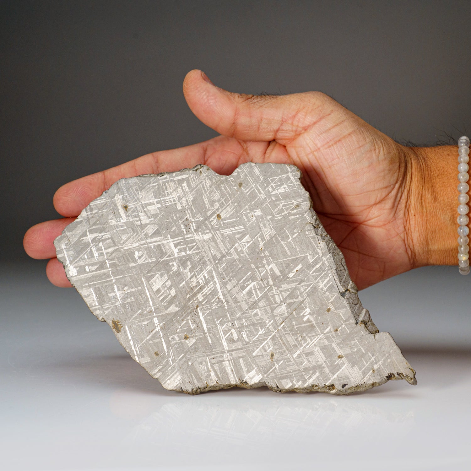 Genuine Muonionalusta Meteorite Slice (332 grams)