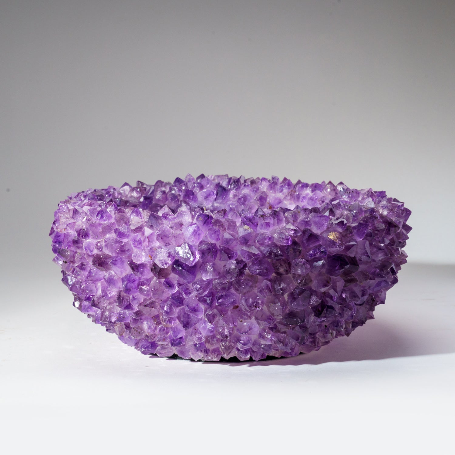 Genuine Amethyst Crystal Cluster Large Bowl (18 lbs)