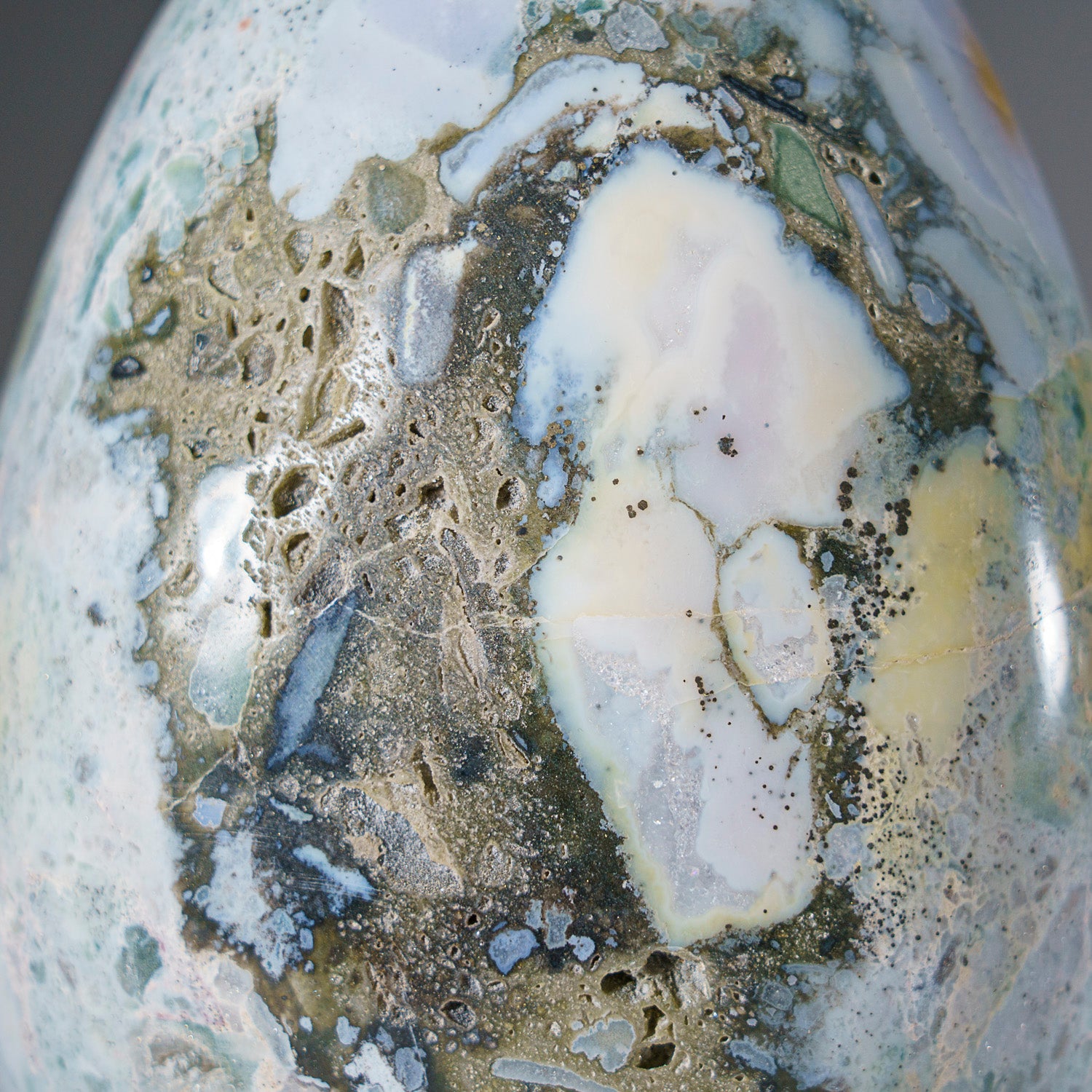 Polished Ocean Jasper Freeform from Madagascar (3.4 lbs)