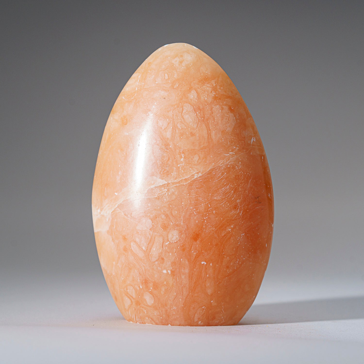 Genuine Polished Orange Selenite Freeform from Morocco (2.2 lbs)