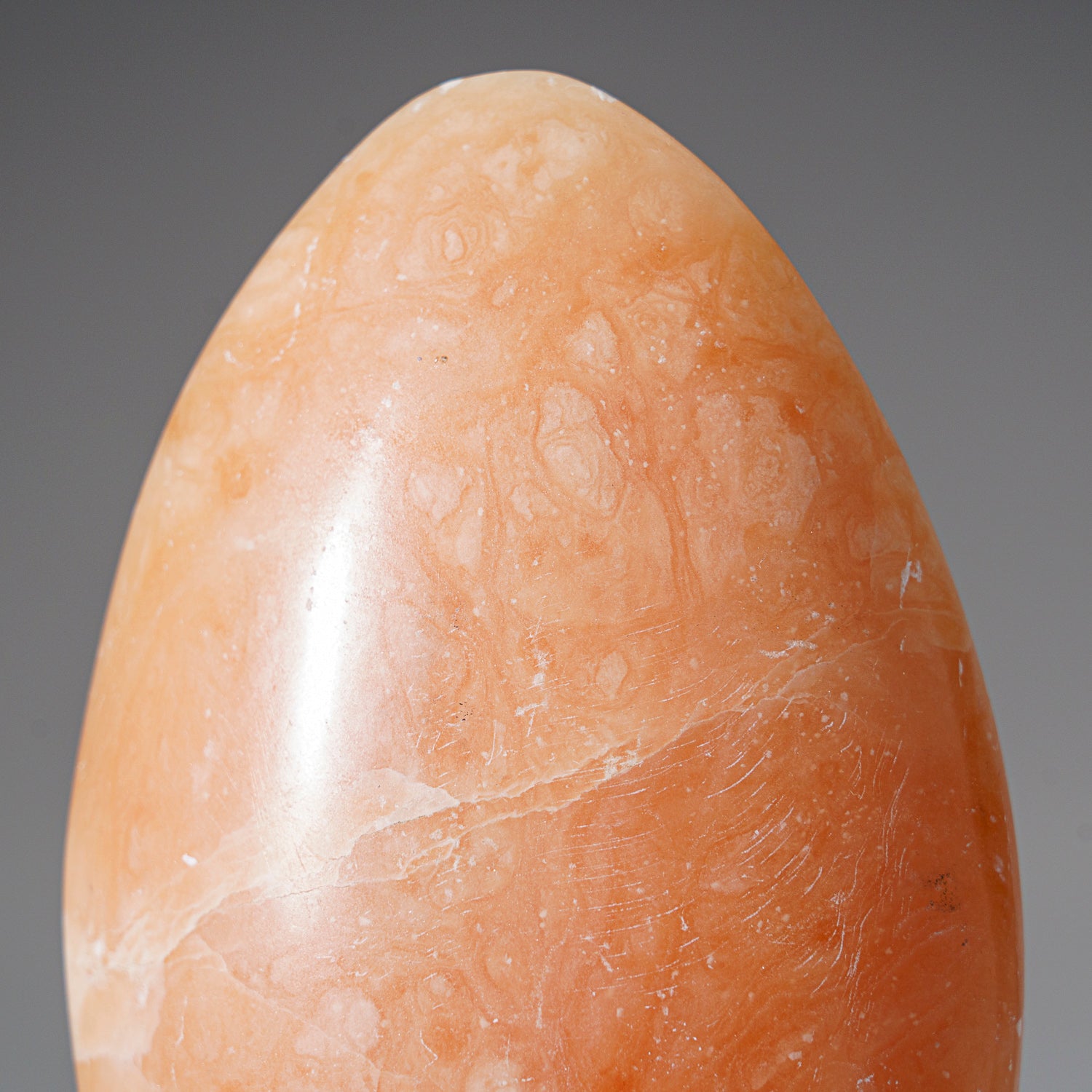 Genuine Polished Orange Selenite Freeform from Morocco (2.2 lbs)