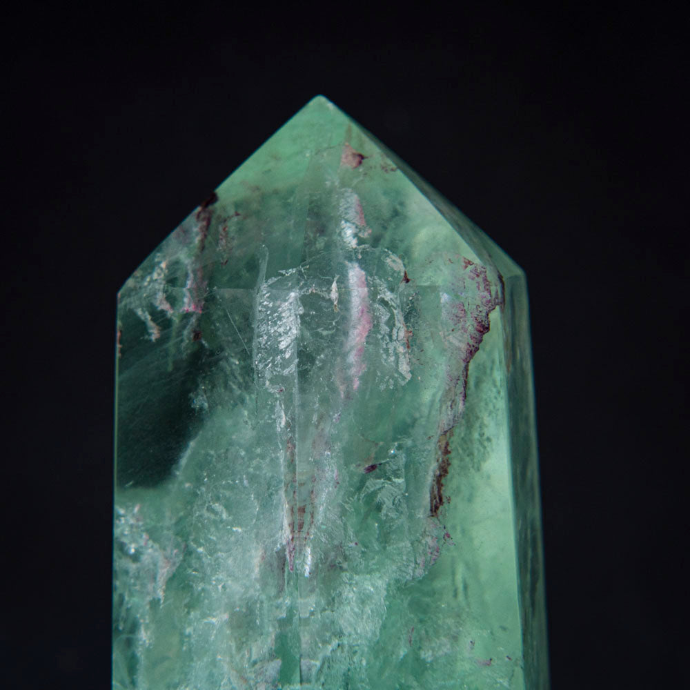 Polished Green Fluorite Point From Mexico (1.1 lbs)
