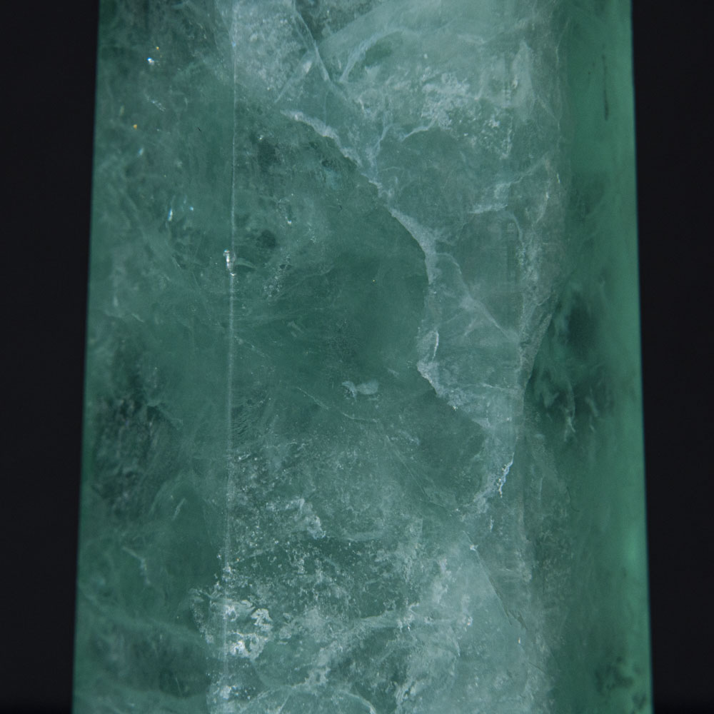 Polished Green Fluorite Point From Mexico (407 grams)