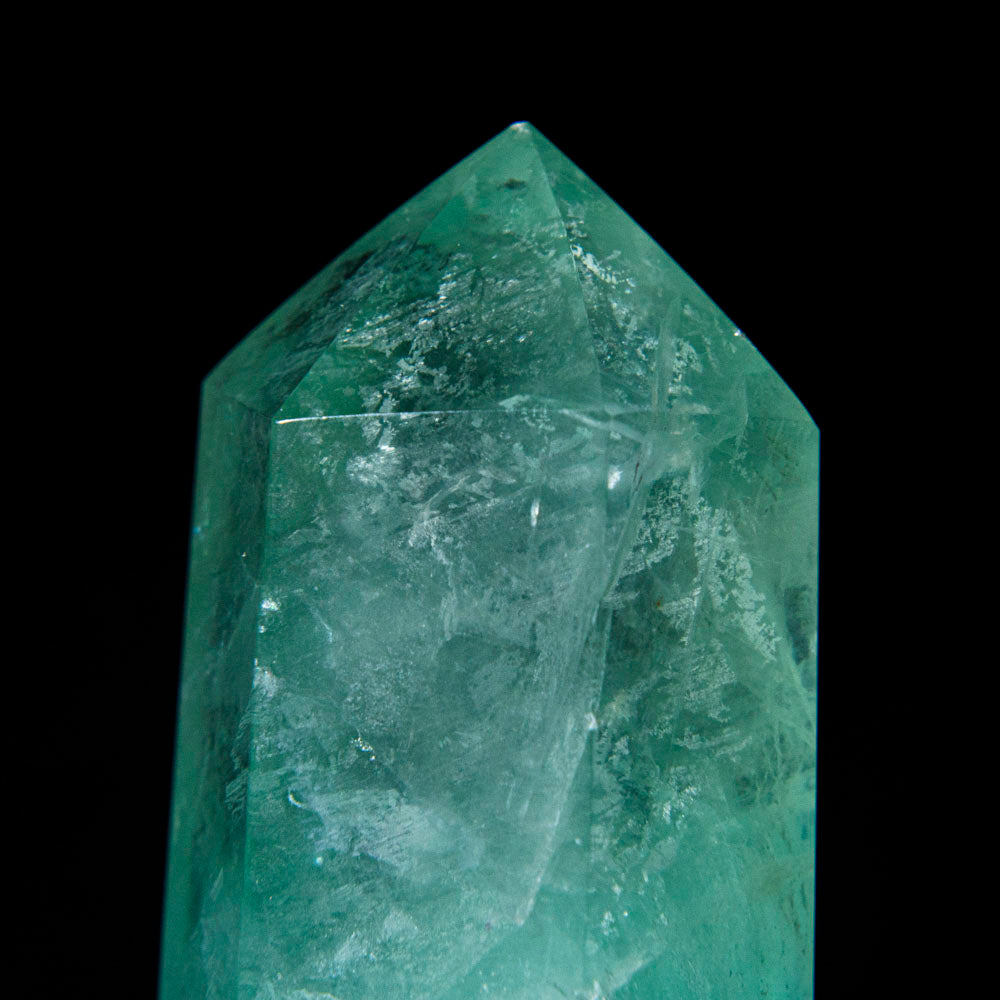 Polished Green Fluorite Point From Mexico (237 grams)