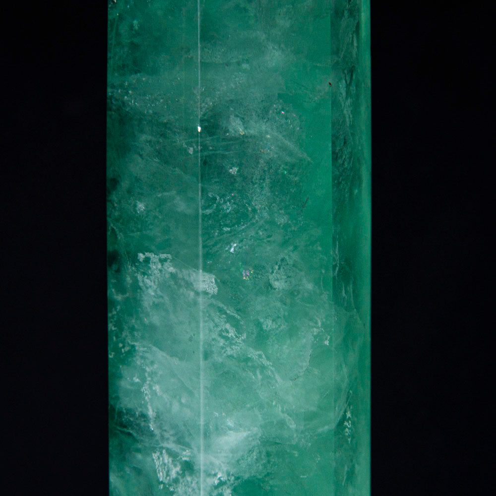 Polished Green Fluorite Point From Mexico (376 grams)