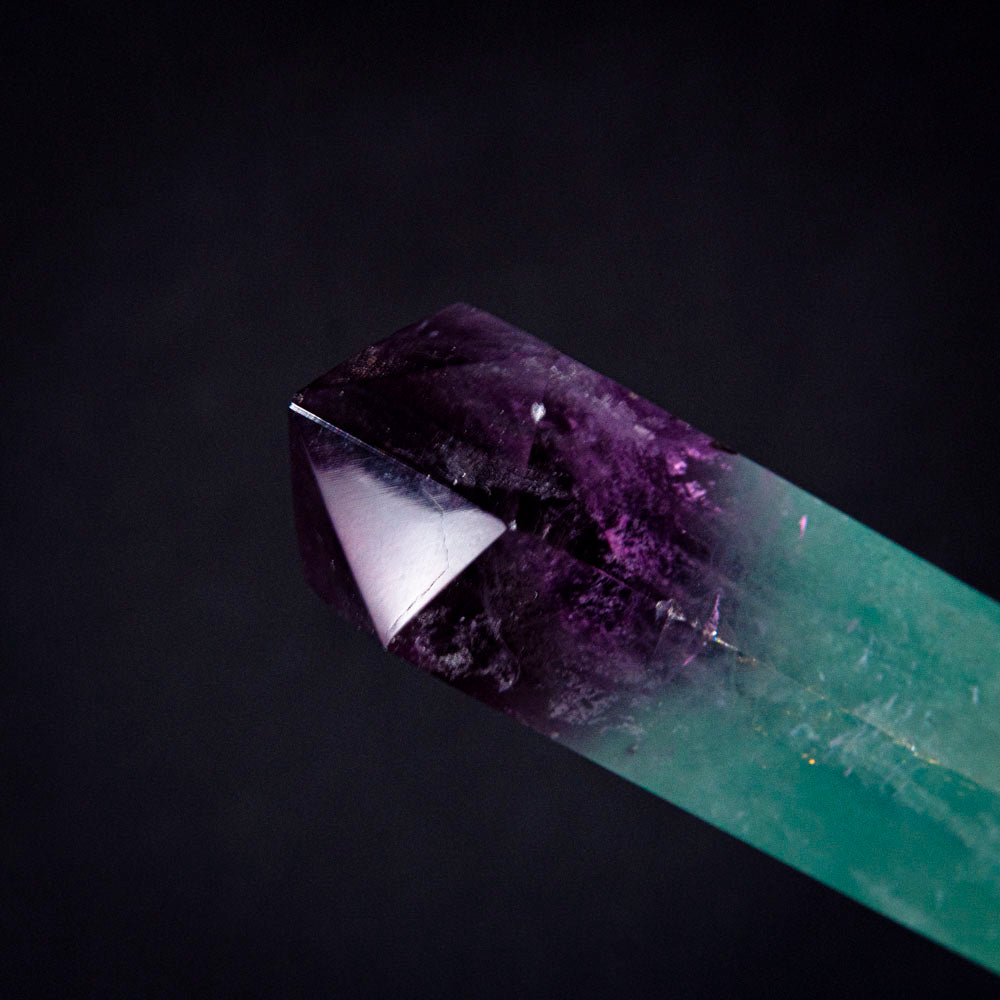 Polished Green Fluorite Point From Mexico (137 grams)