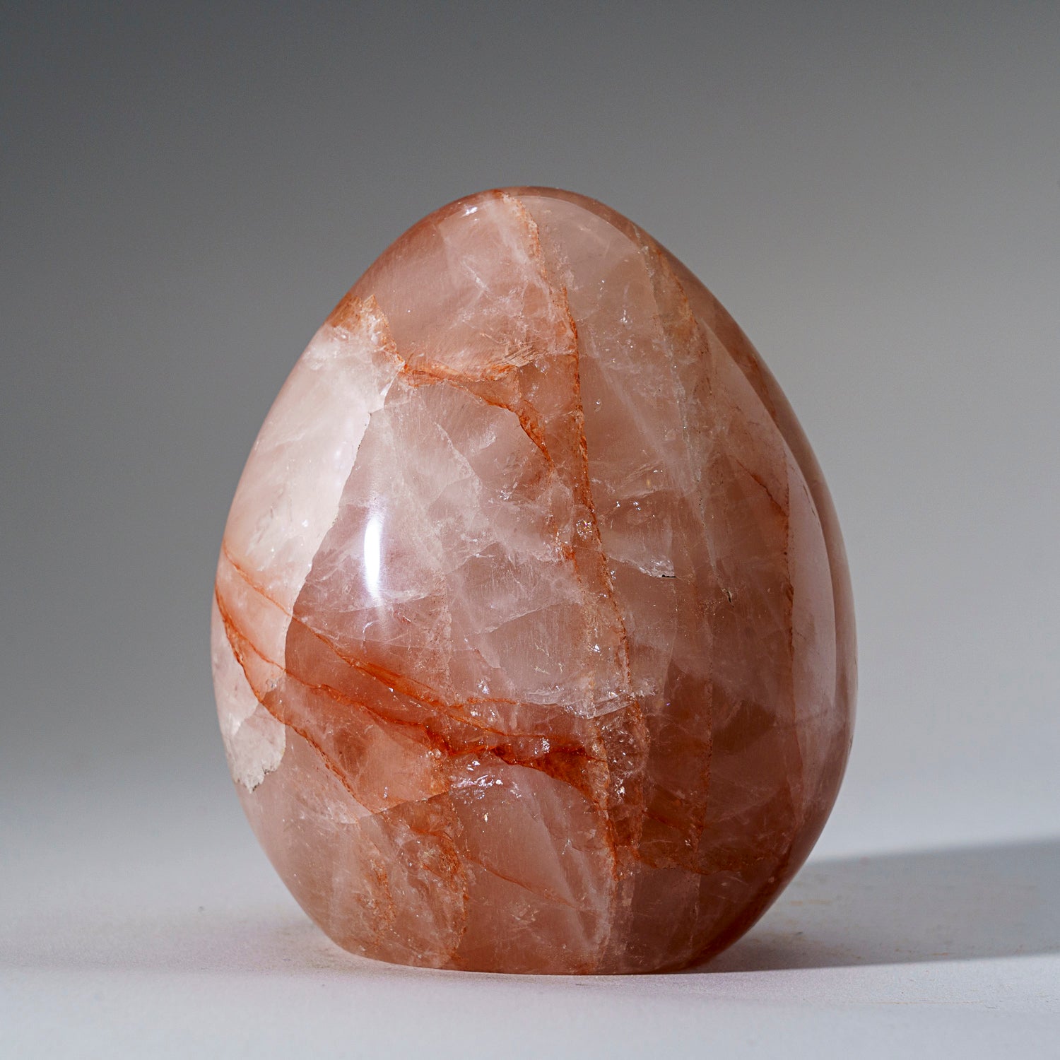 Genuine Polished Strawberry Quartz Freeform (1.7 lbs)