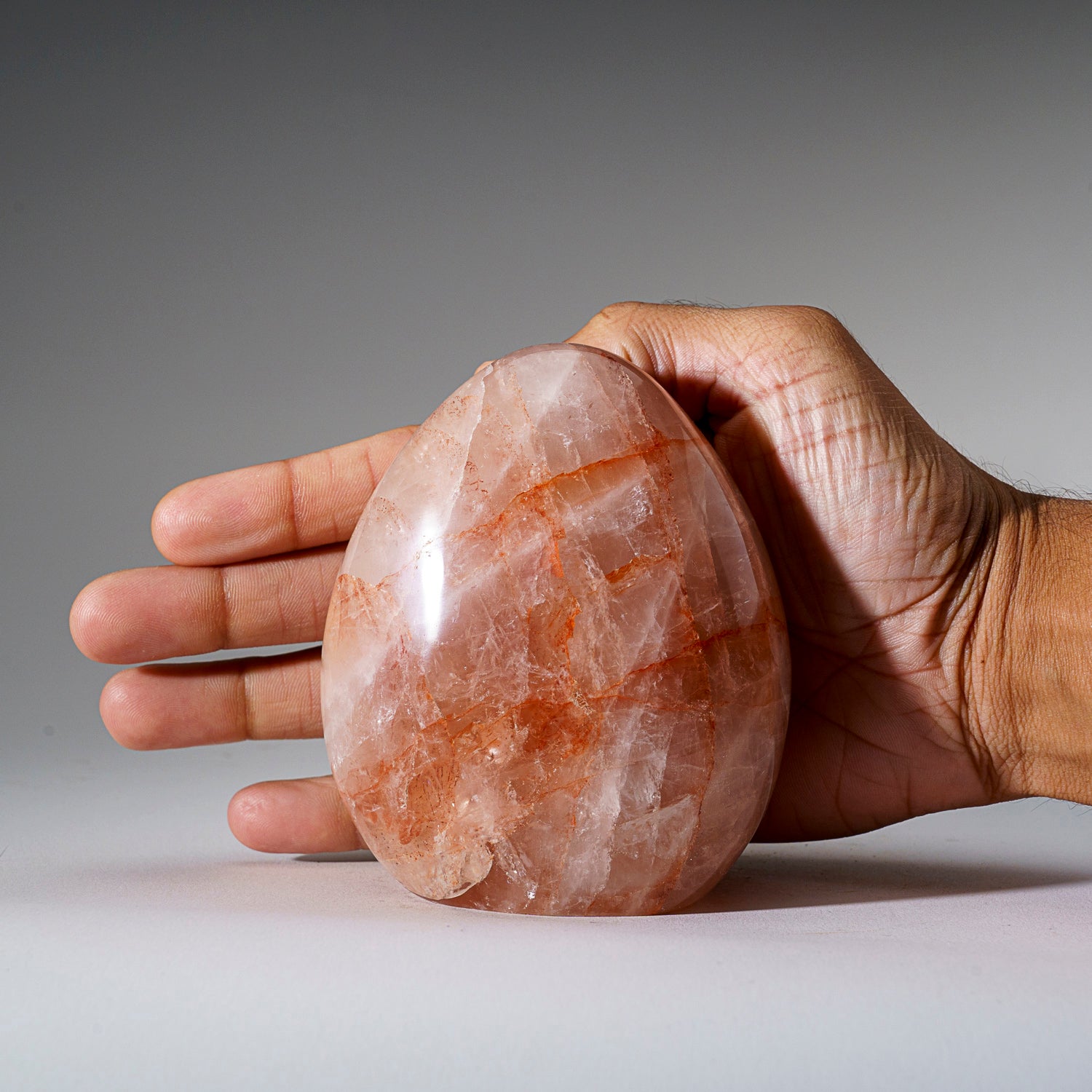 Genuine Polished Strawberry Quartz Freeform (1.7 lbs)