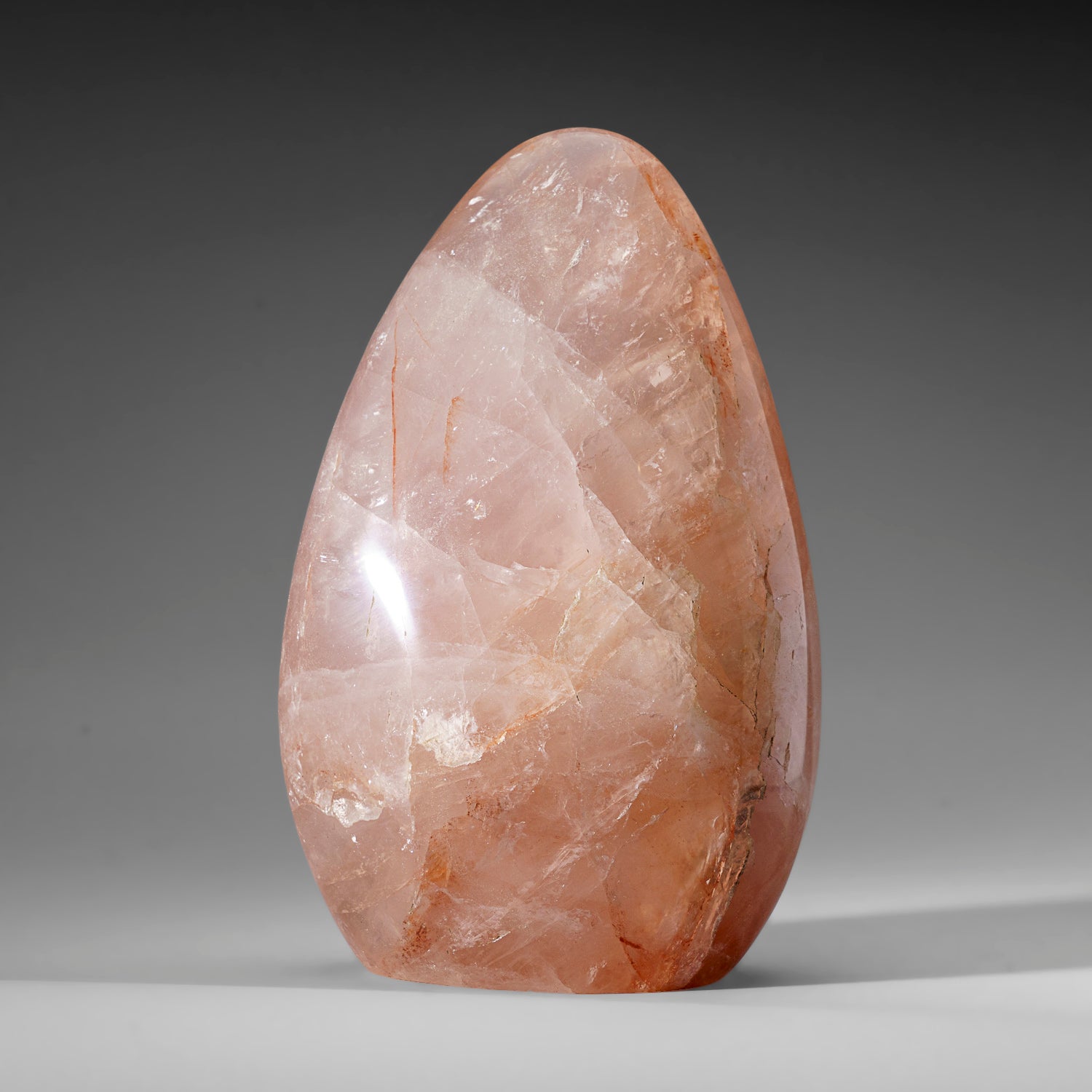 Genuine Polished Strawberry Quartz Freeform (2.4 lbs)