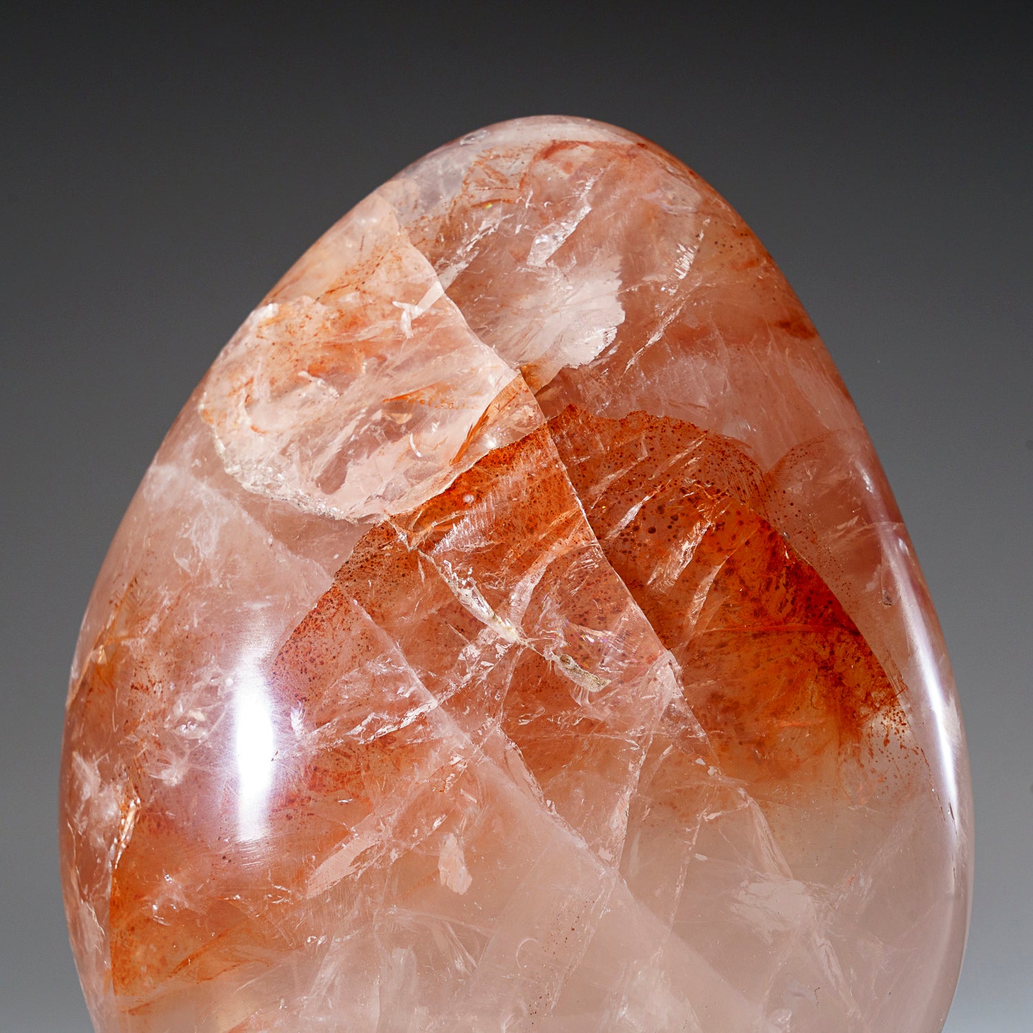 Genuine Polished Strawberry Quartz Freeform (3.5 lbs)