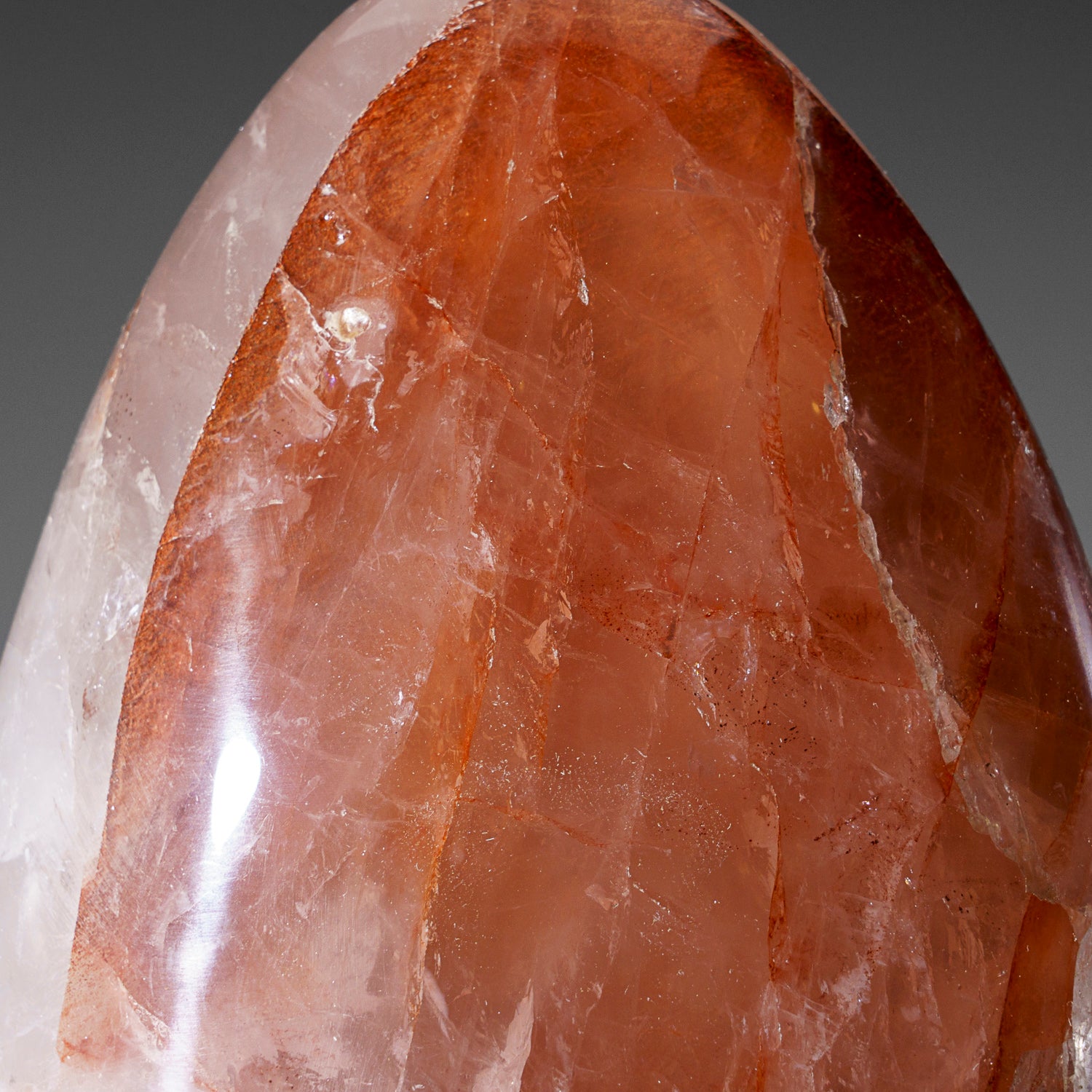 Genuine Polished Strawberry Quartz Freeform (3.3 lbs)