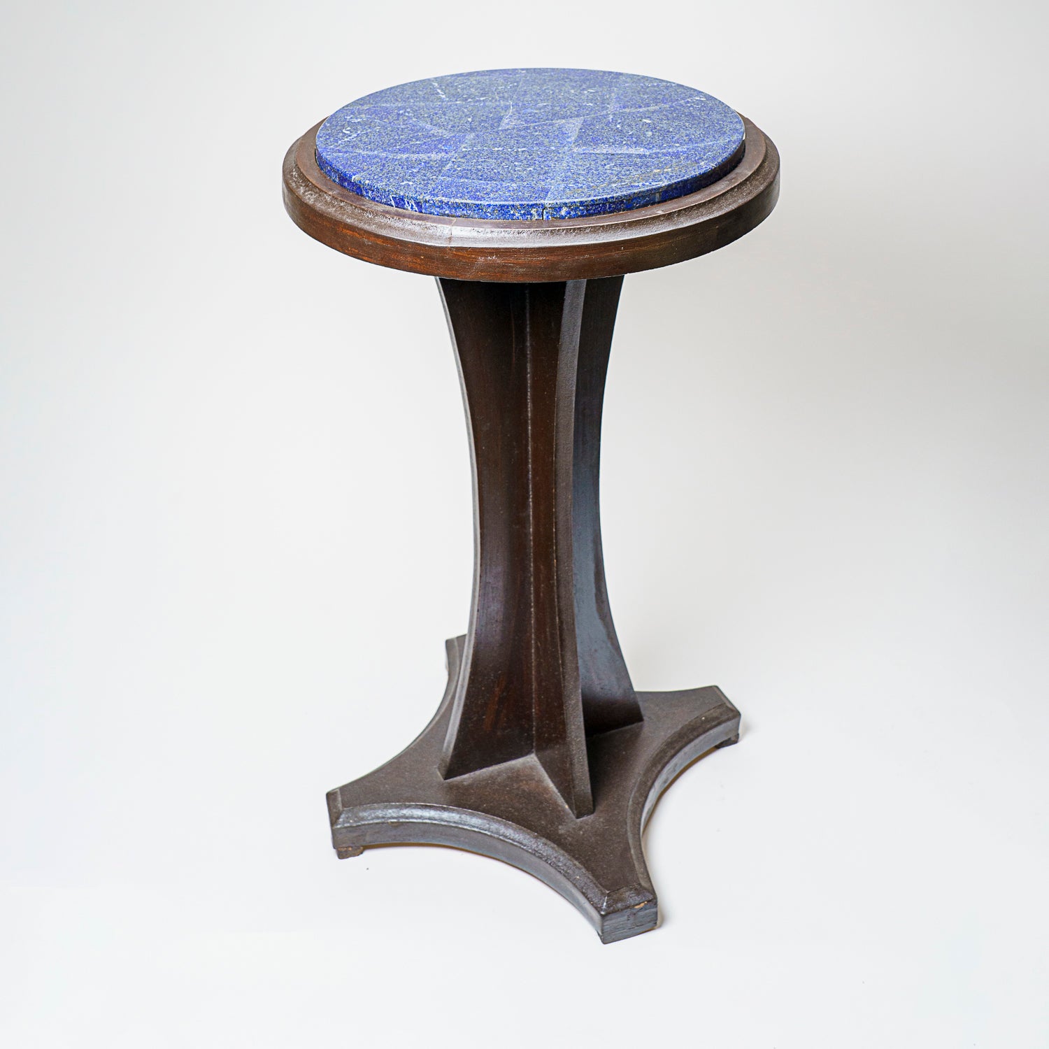 Genuine Polished Lapis Lazuli Round Table (20 lbs