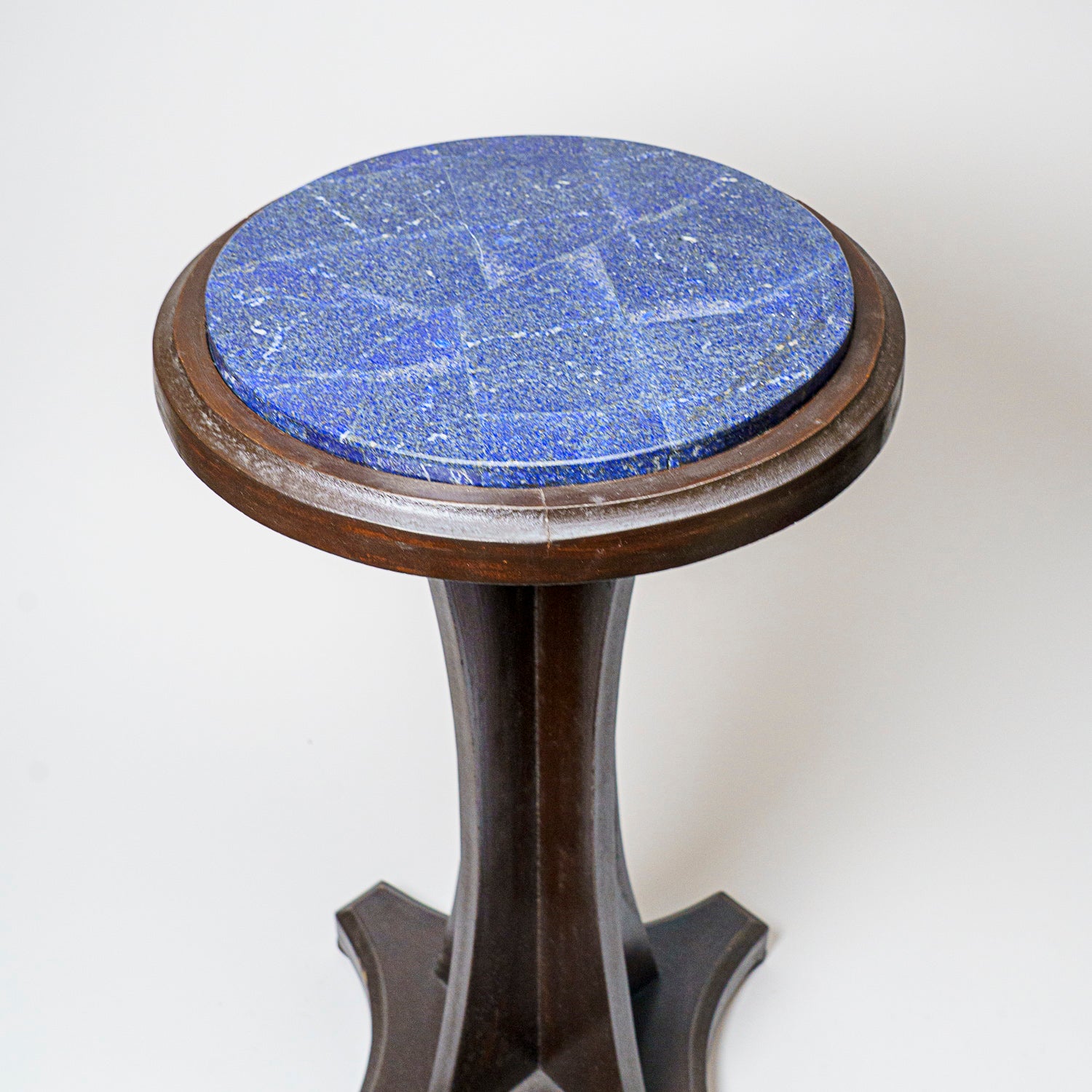 Genuine Polished Lapis Lazuli Round Table (20 lbs