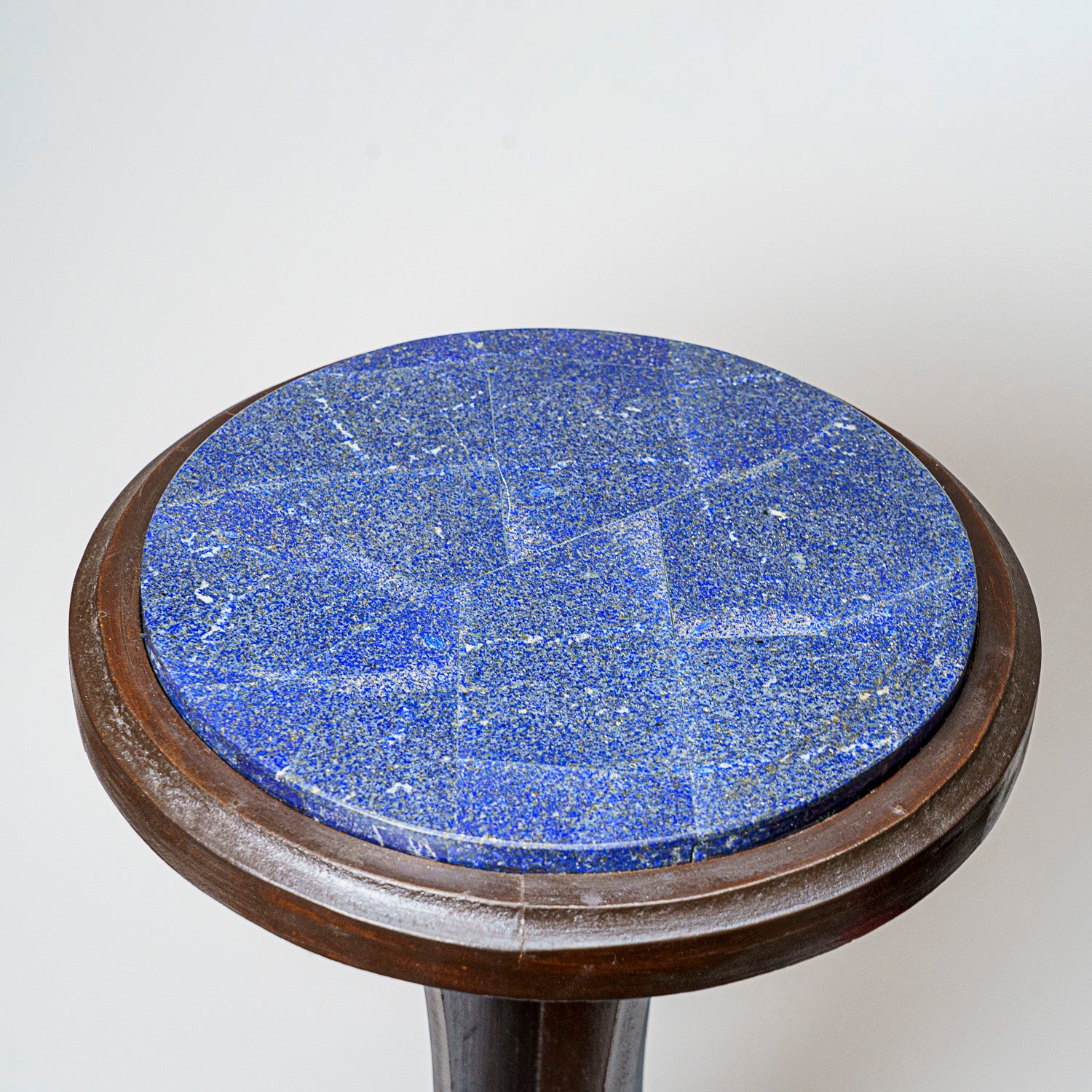 Genuine Polished Lapis Lazuli Round Table (20 lbs