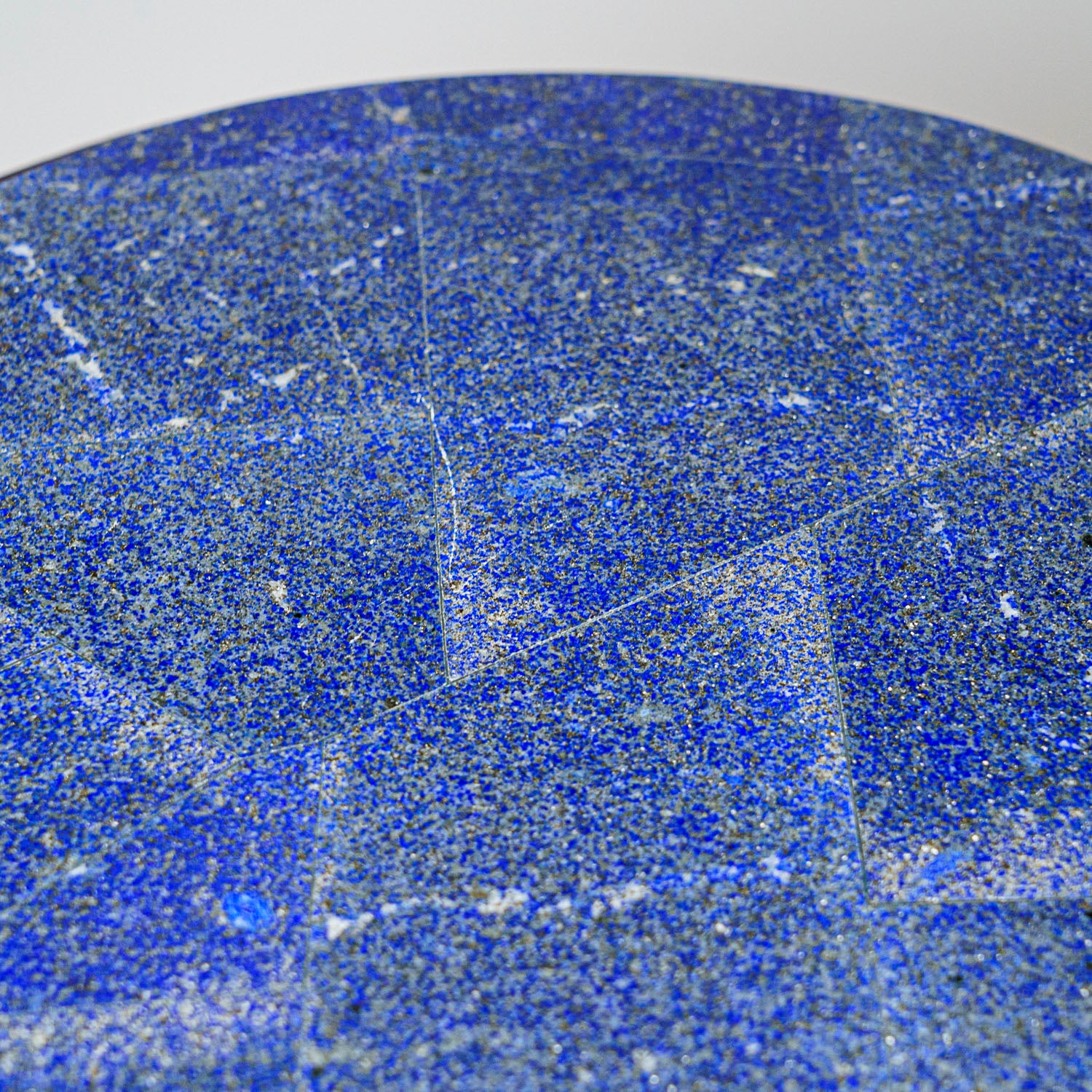 Genuine Polished Lapis Lazuli Round Table (20 lbs