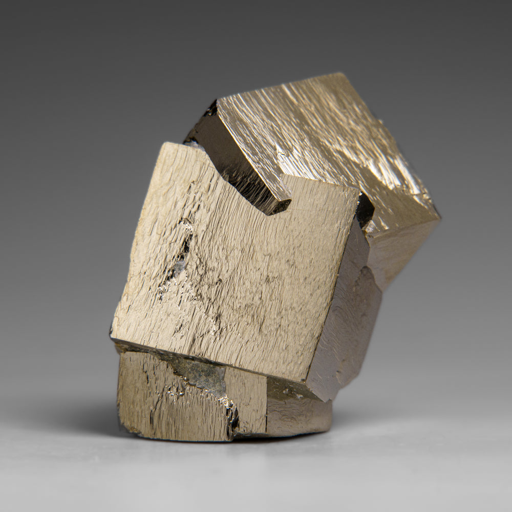 Pyrite Cube from Navajún, La Rioja Province, Spain (150.8 grams)