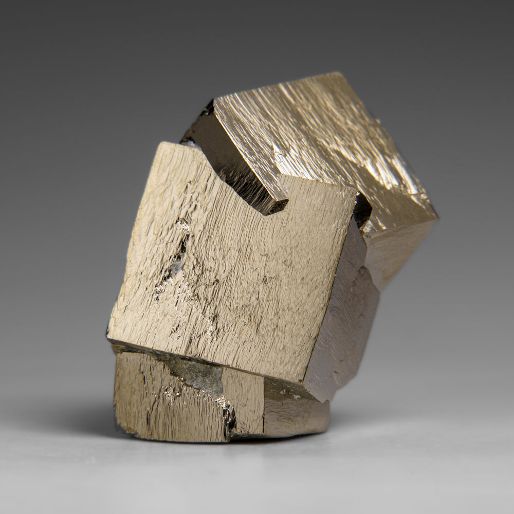 Pyrite Cube from Navajún, La Rioja Province, Spain (150.8 grams)