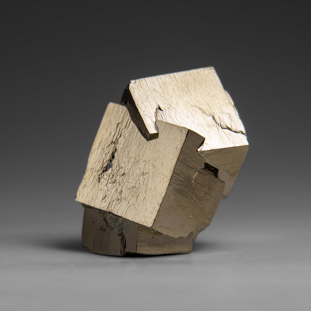 Pyrite Cube from Navajún, La Rioja Province, Spain (150.8 grams)