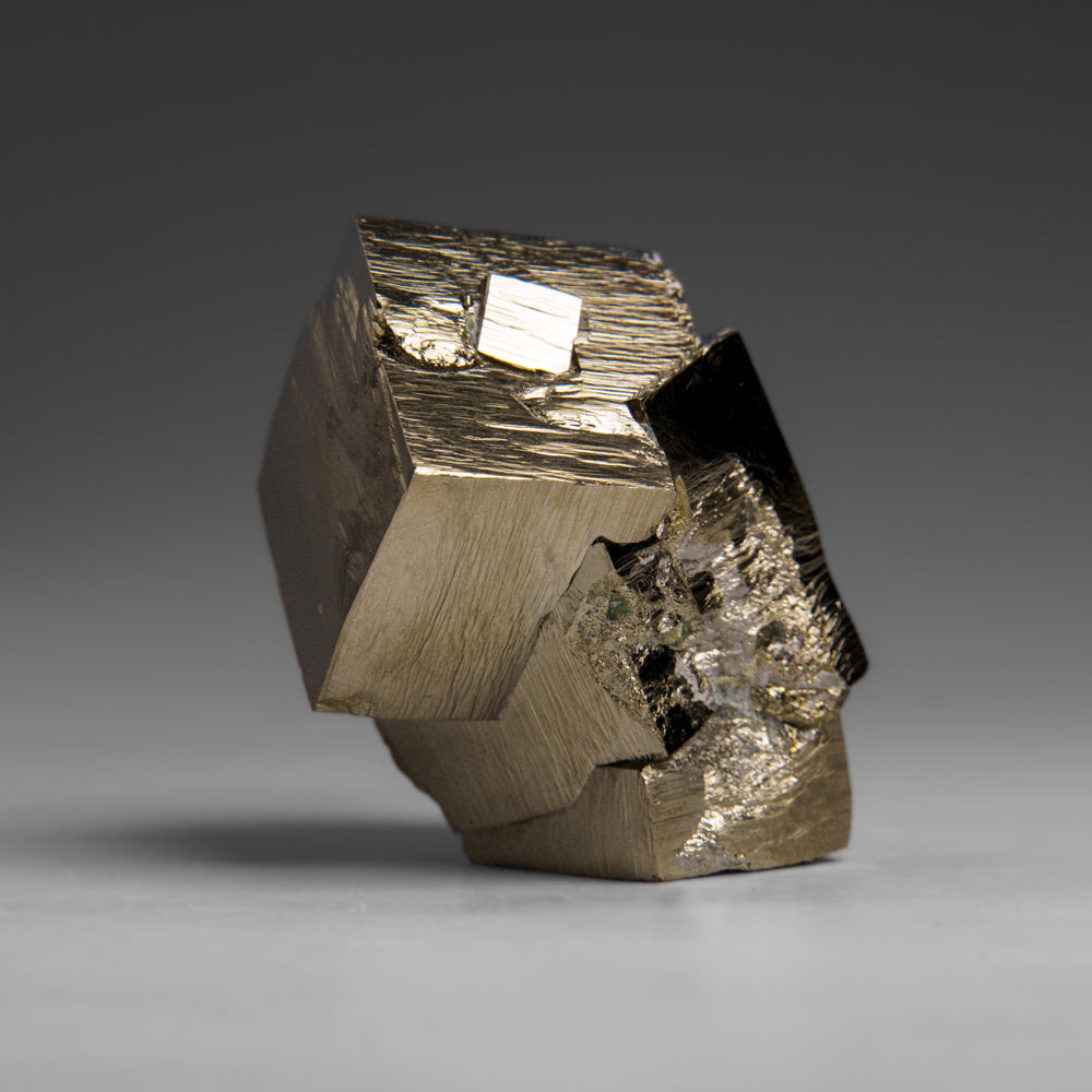 Pyrite Cube from Navajún, La Rioja Province, Spain (150.8 grams)