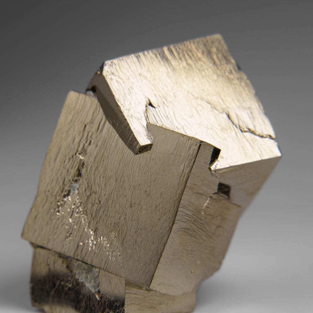 Pyrite Cube from Navajún, La Rioja Province, Spain (150.8 grams)
