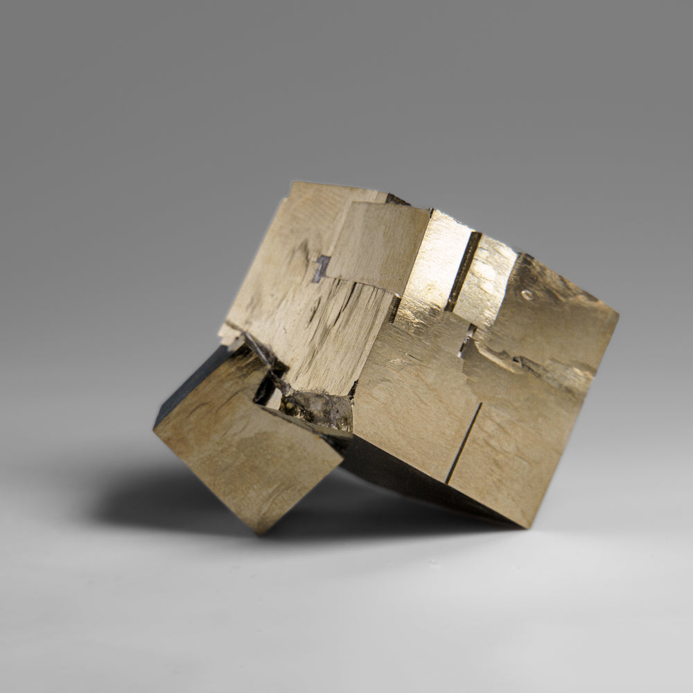 Pyrite Cube from Navajún, La Rioja Province, Spain (187.5 grams)