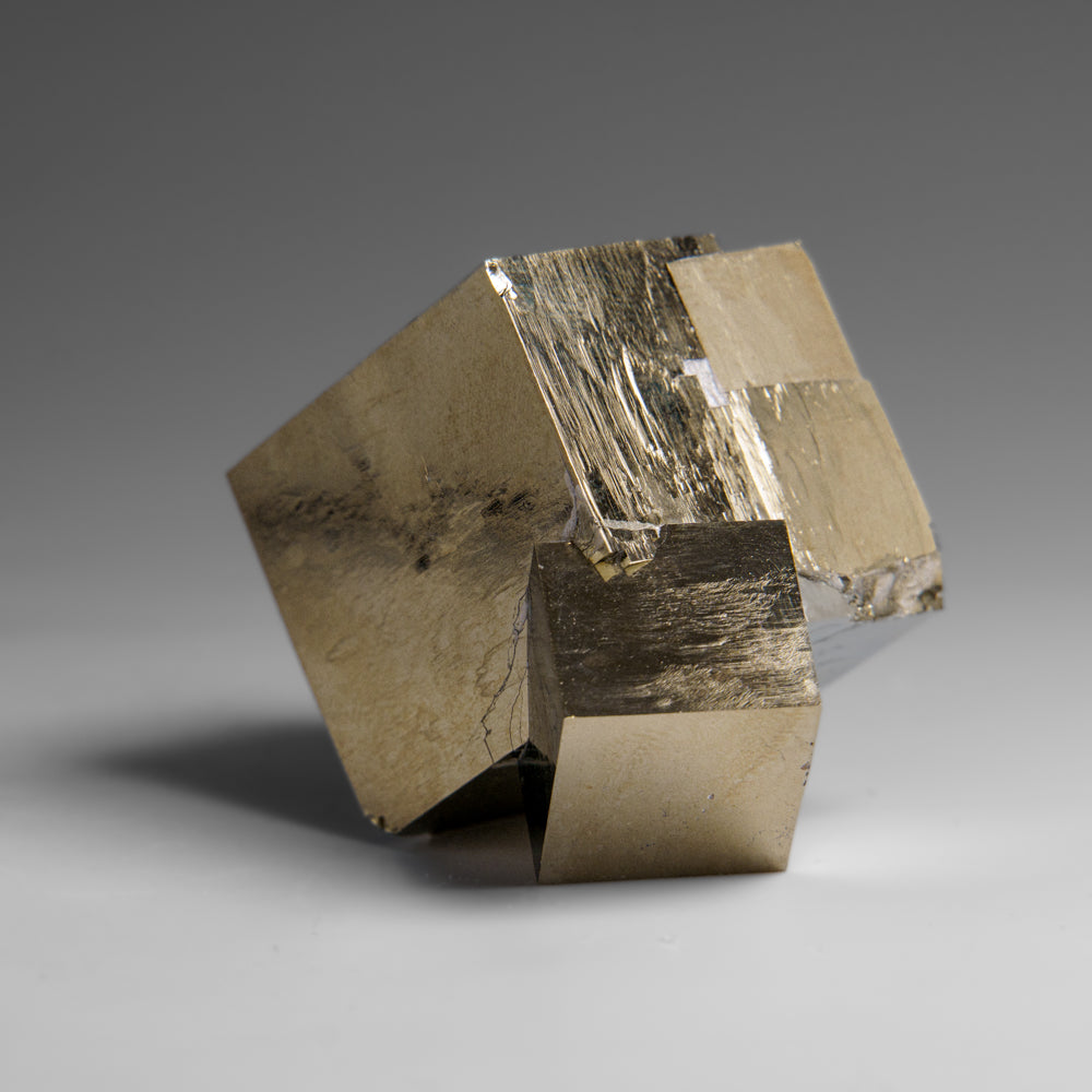 Pyrite Cube from Navajún, La Rioja Province, Spain (187.5 grams)
