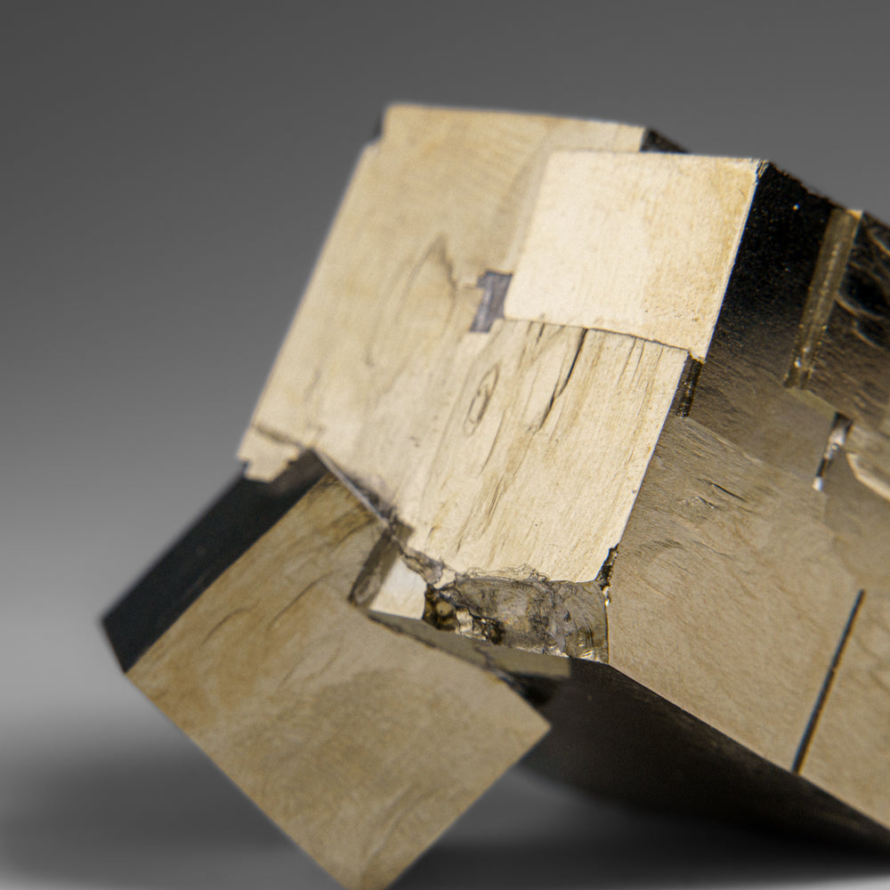 Pyrite Cube from Navajún, La Rioja Province, Spain (187.5 grams)