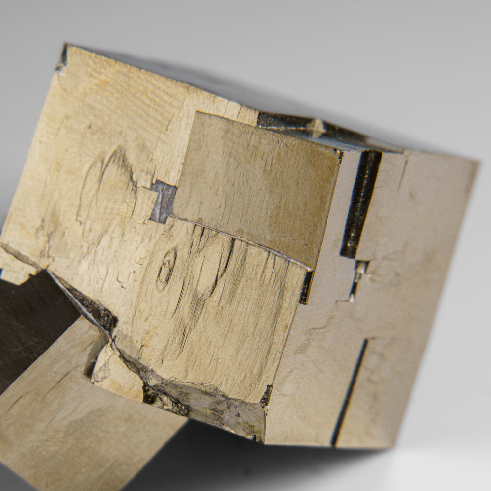 Pyrite Cube from Navajún, La Rioja Province, Spain (187.5 grams)