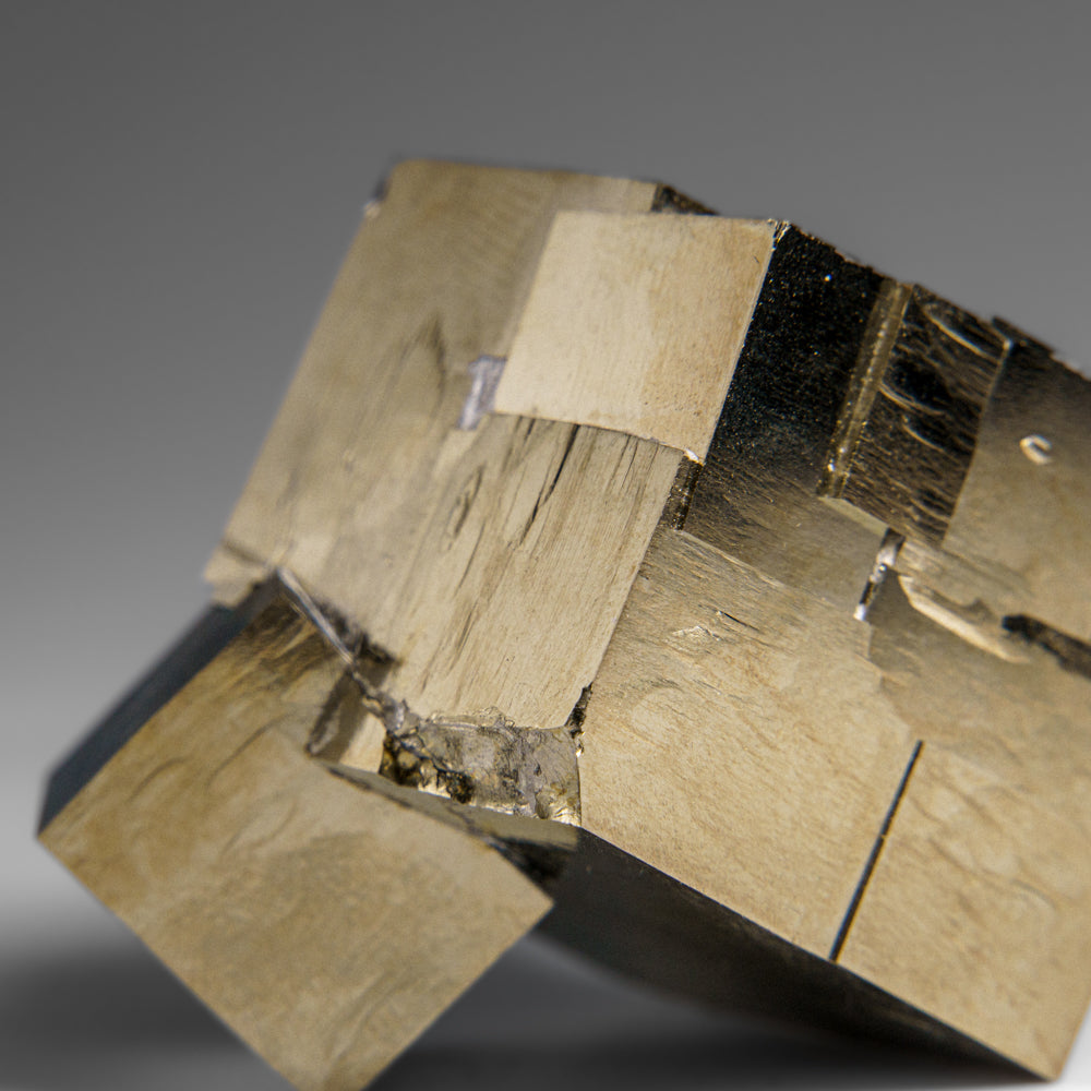 Pyrite Cube from Navajún, La Rioja Province, Spain (187.5 grams)