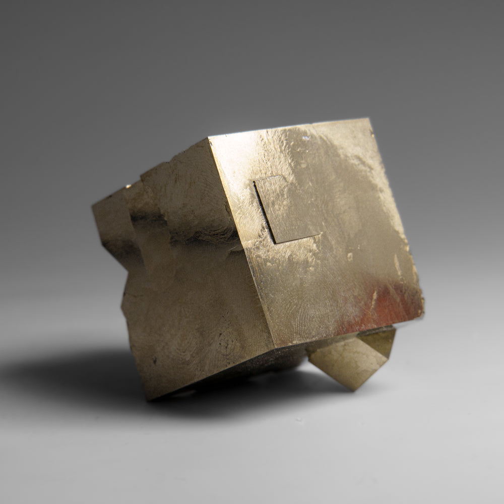 Pyrite Cube from Navajún, La Rioja Province, Spain (207.2 grams)
