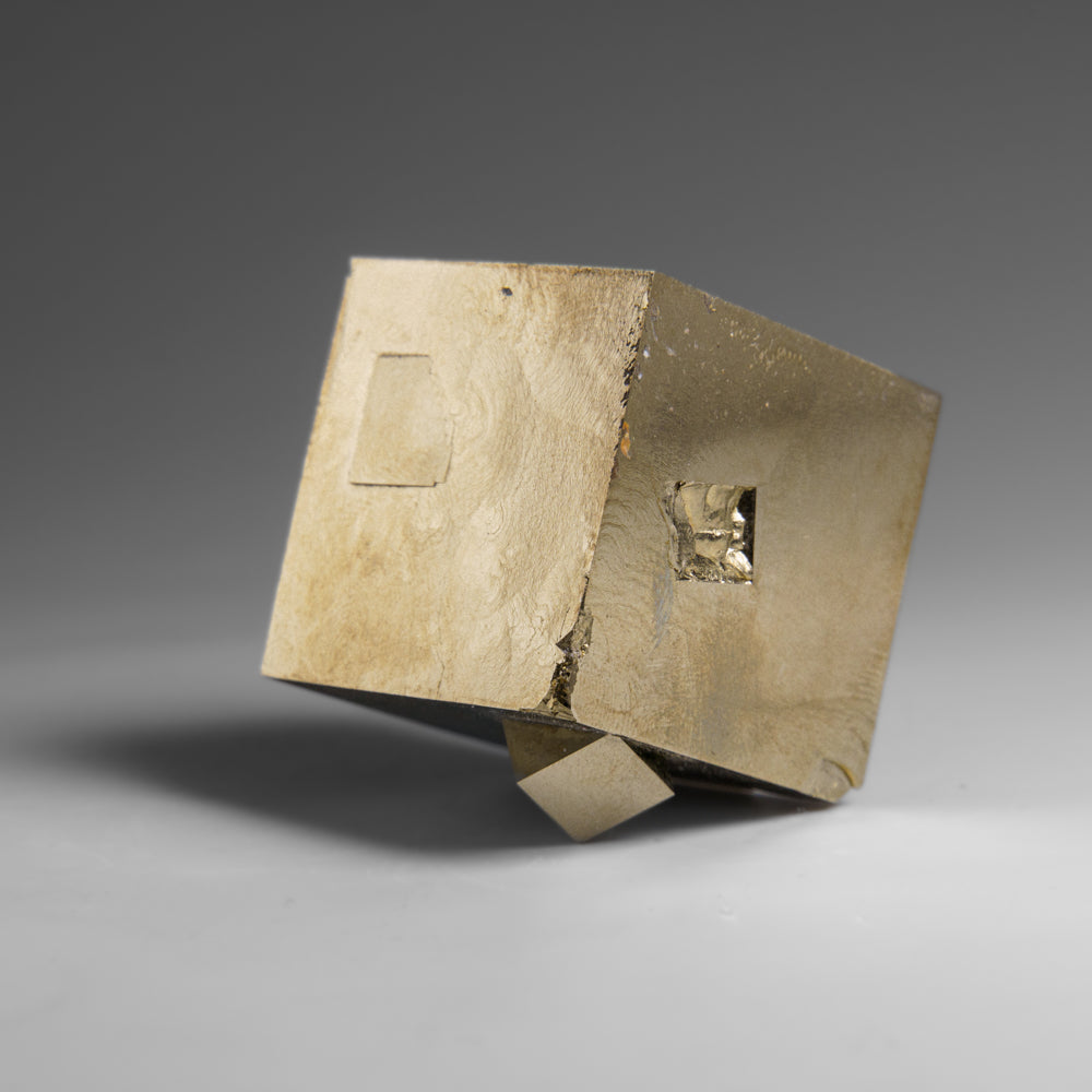 Pyrite Cube from Navajún, La Rioja Province, Spain (207.2 grams)