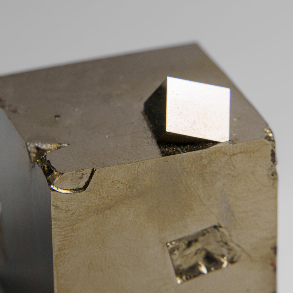 Pyrite Cube from Navajún, La Rioja Province, Spain (207.2 grams)