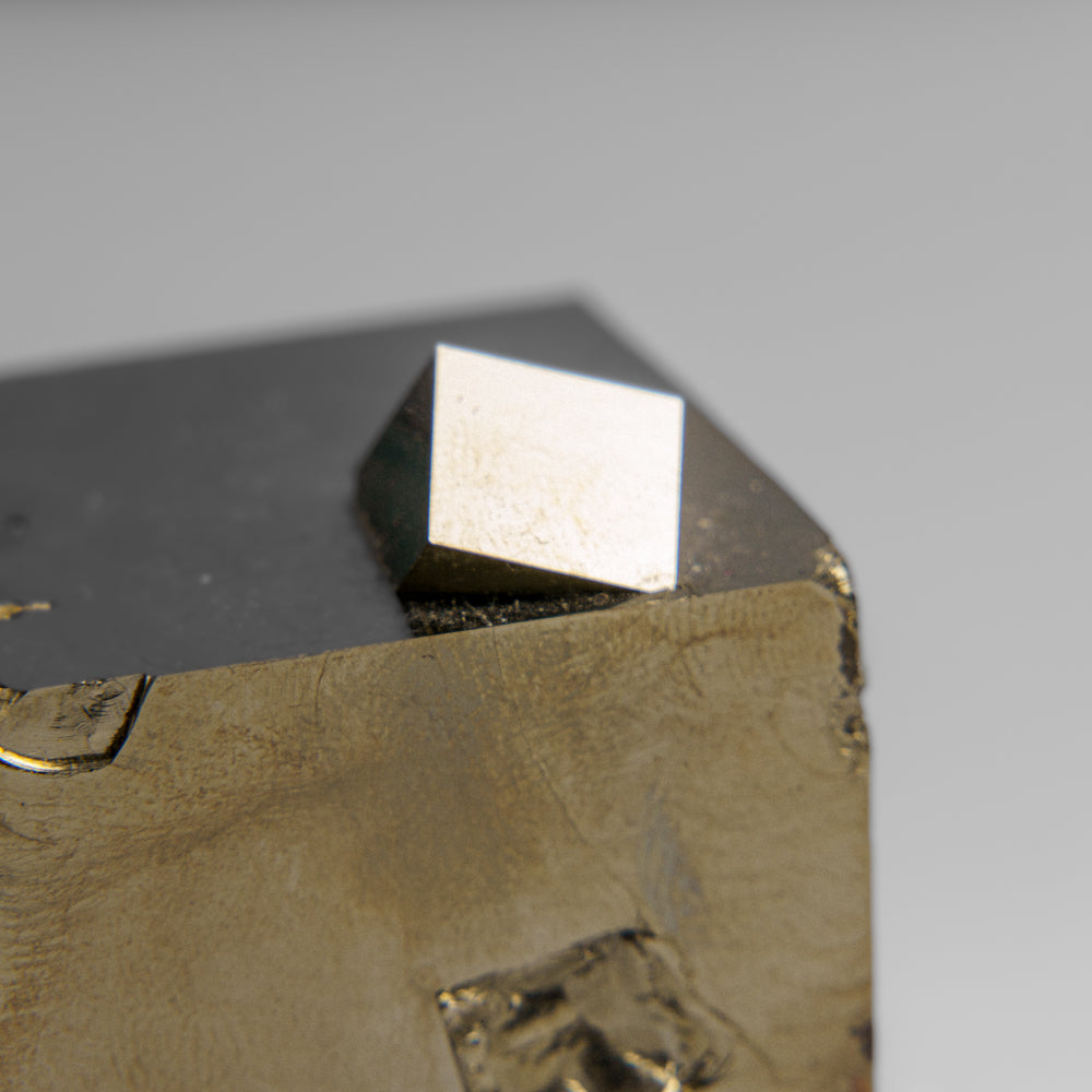 Pyrite Cube from Navajún, La Rioja Province, Spain (207.2 grams)