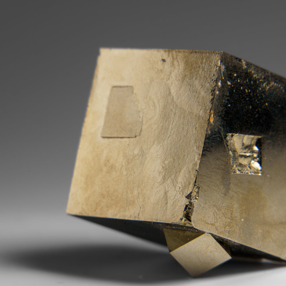 Pyrite Cube from Navajún, La Rioja Province, Spain (207.2 grams)