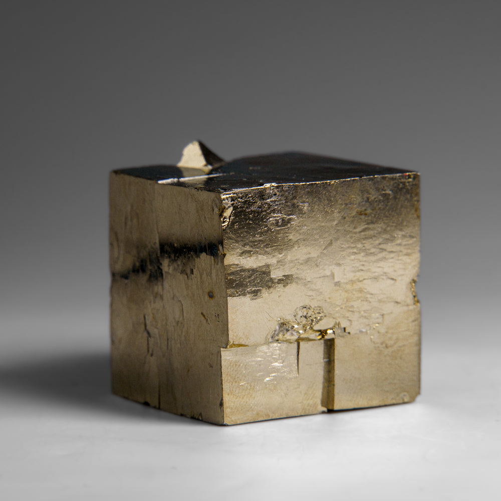 Pyrite Cube from Navajún, La Rioja Province, Spain (295.7 grams)