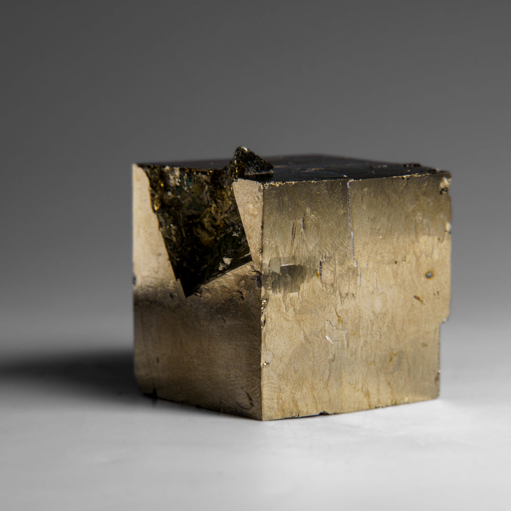 Pyrite Cube from Navajún, La Rioja Province, Spain (295.7 grams)