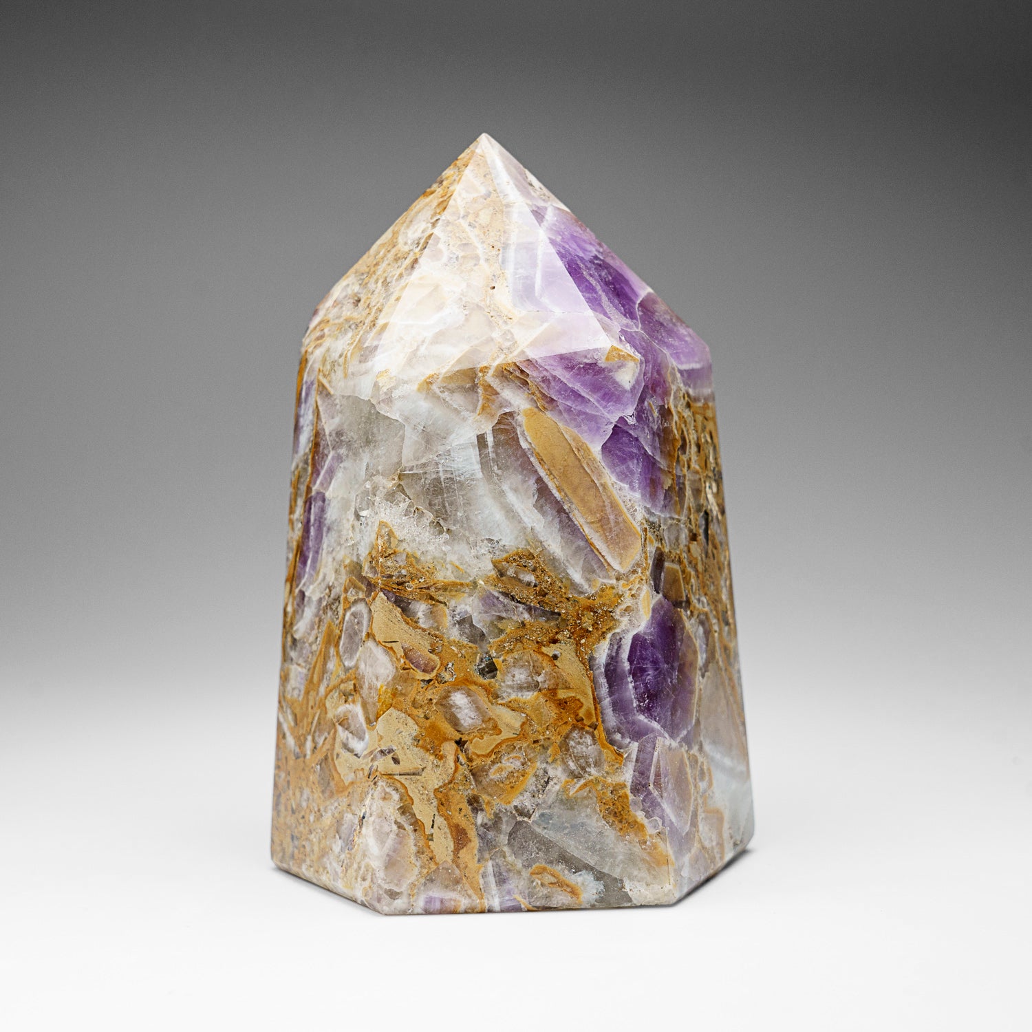 Polished Amethyst Crystal Point From Brazil (3 lbs)