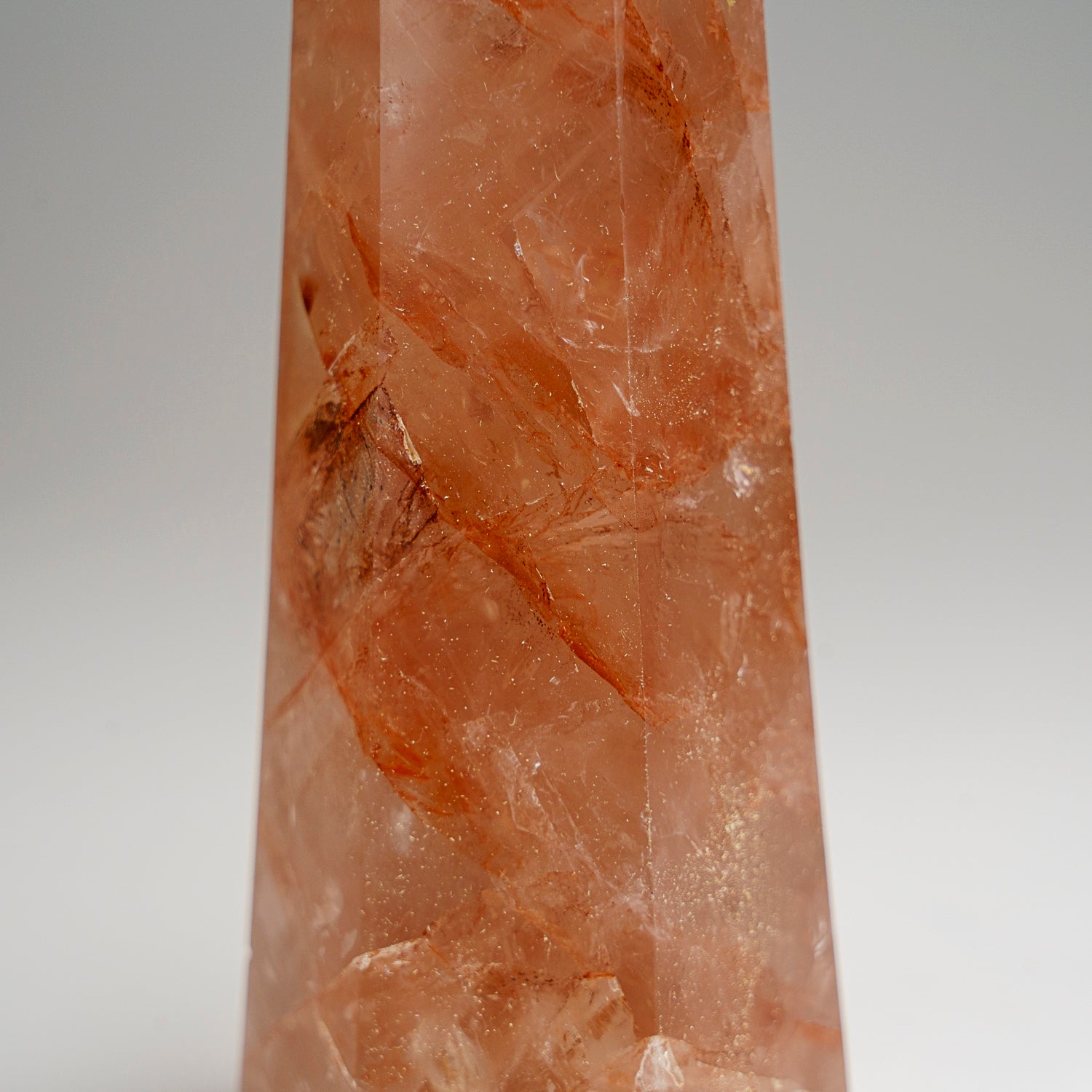 Genuine Polished Strawberry Quartz Point (1 lbs)