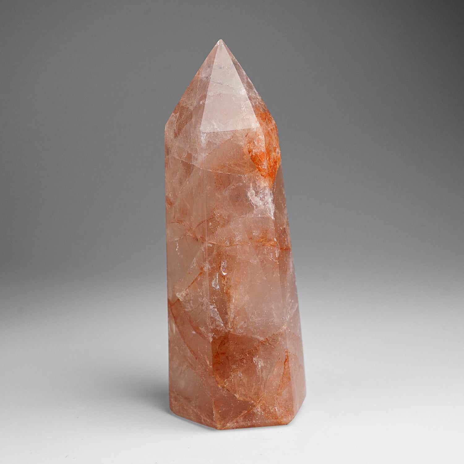 Genuine Polished Strawberry Quartz Point (1.2 lbs)