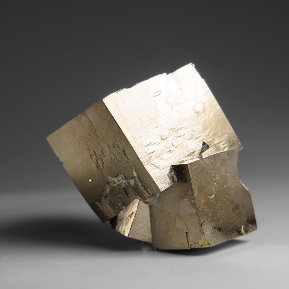 Pyrite Cube from Navajún, La Rioja Province, Spain (344.9 grams)