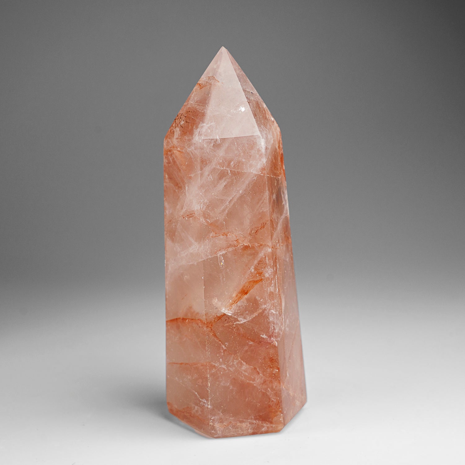 Genuine Polished Strawberry Quartz Point (1.2 lbs)