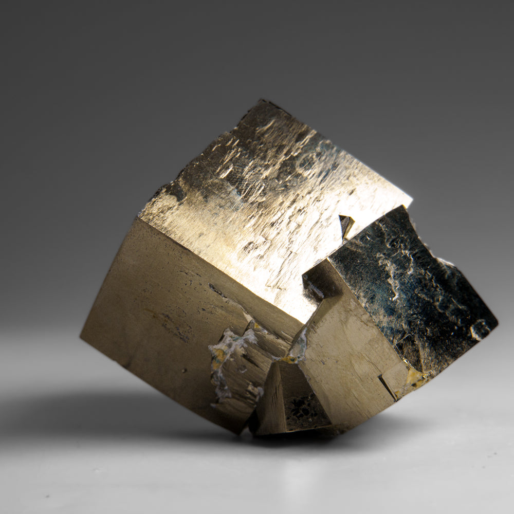 Pyrite Cube from Navajún, La Rioja Province, Spain (344.9 grams)