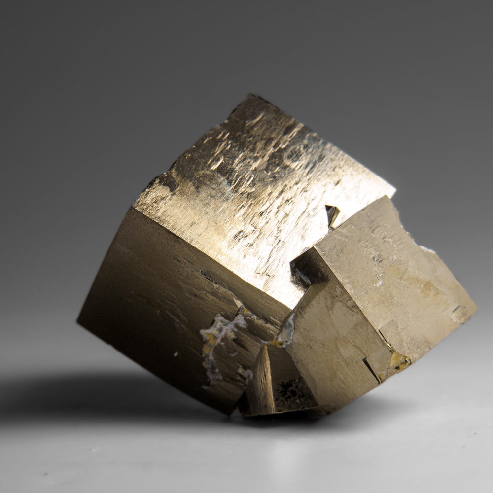 Pyrite Cube from Navajún, La Rioja Province, Spain (344.9 grams)