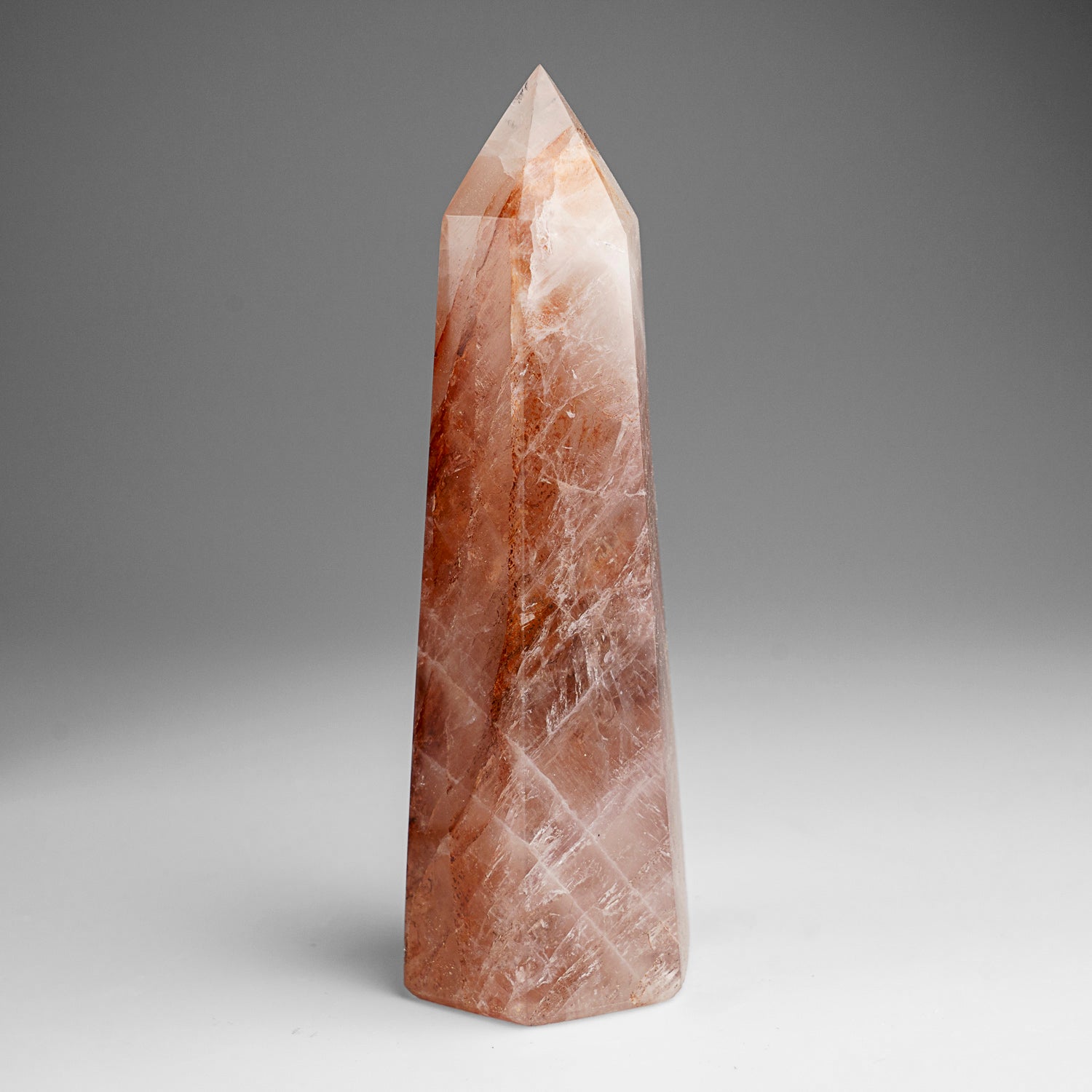 Genuine Polished Strawberry Quartz Point (.9 lbs)