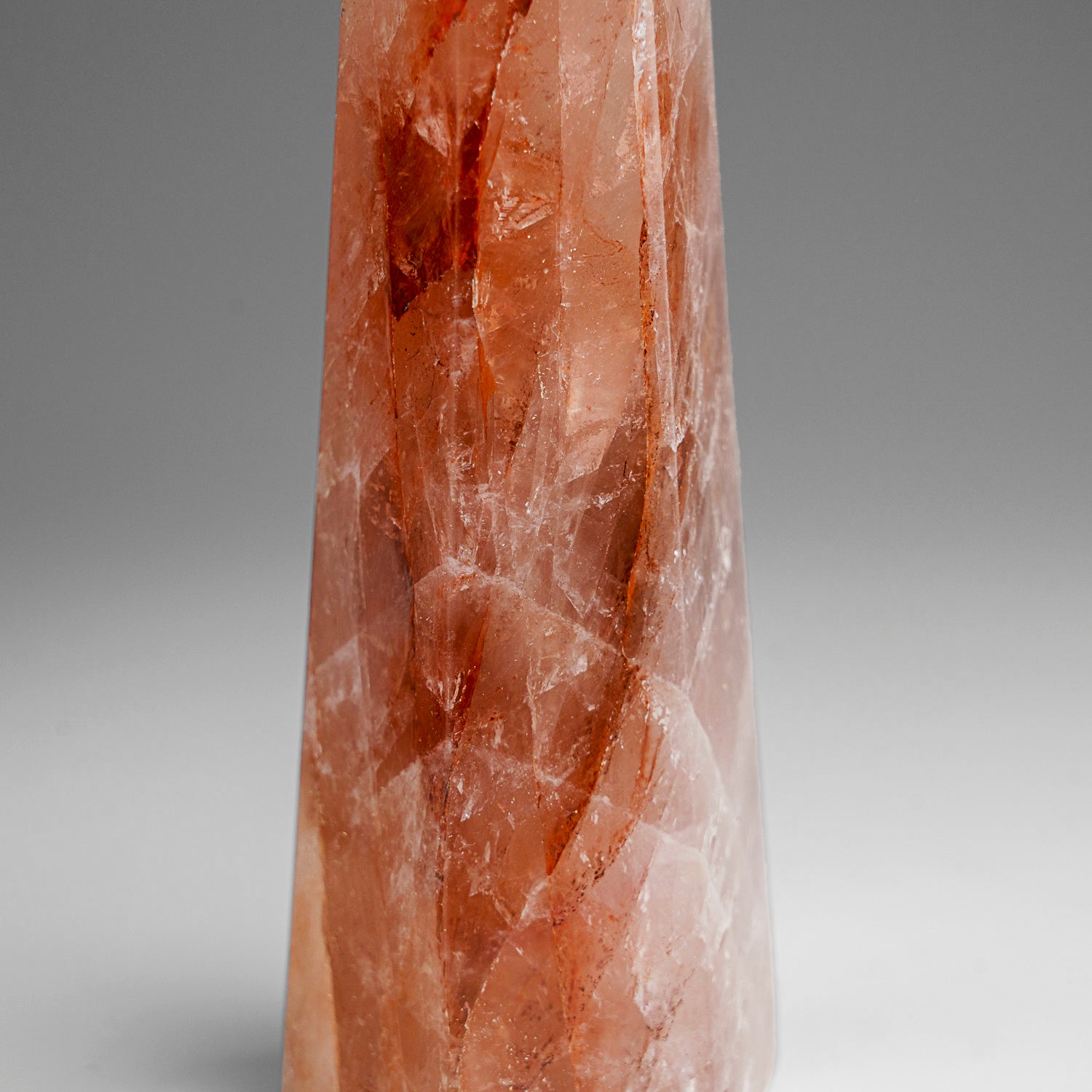 Genuine Polished Strawberry Quartz Point (.9 lbs)