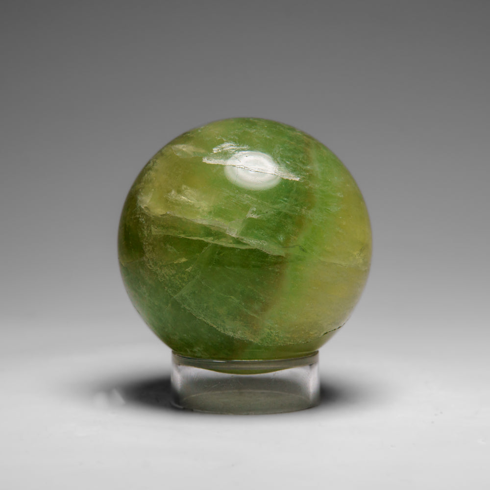 Genuine Green Fluorite Sphere From Mexico (256.1 grams)