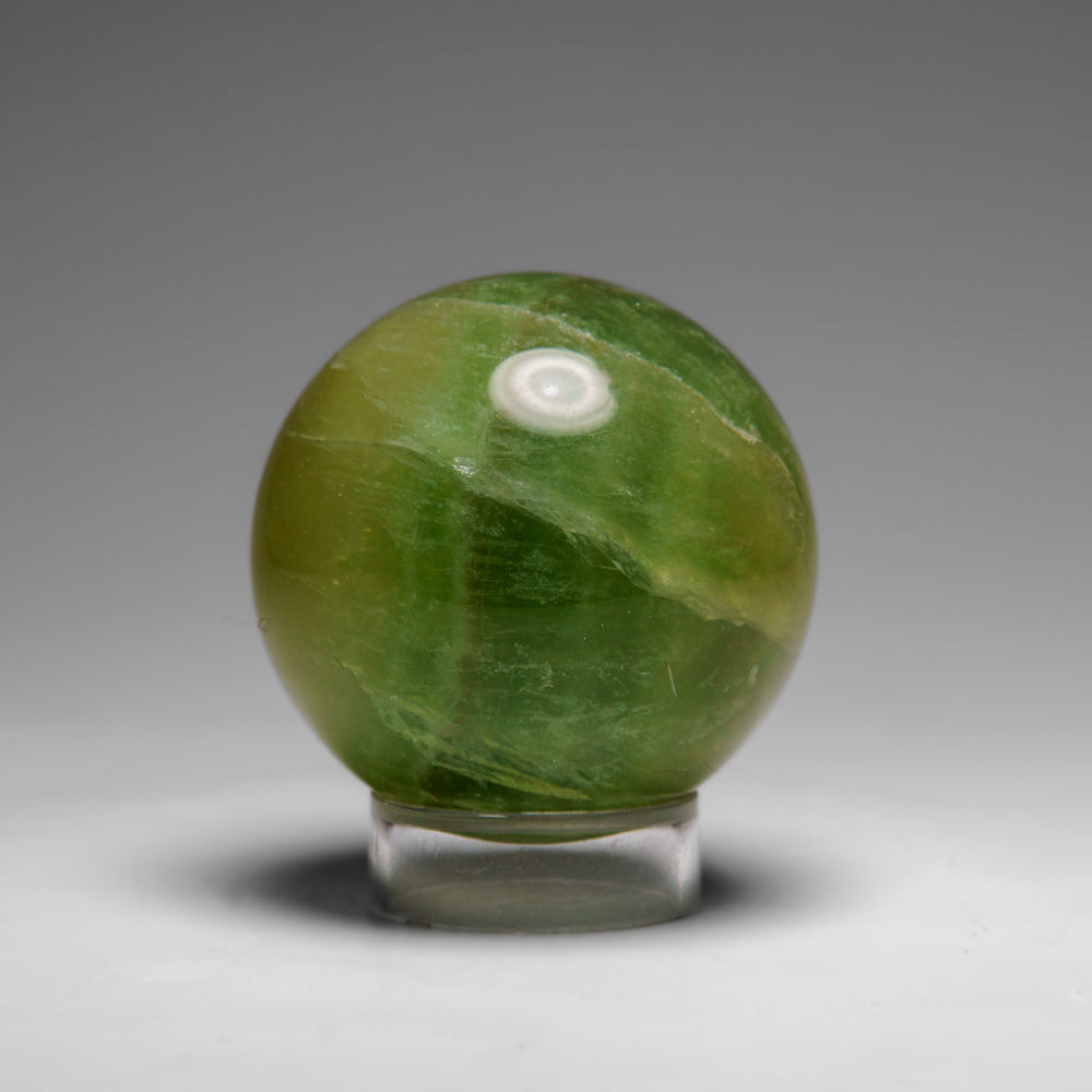 Genuine Green Fluorite Sphere From Mexico (256.1 grams)