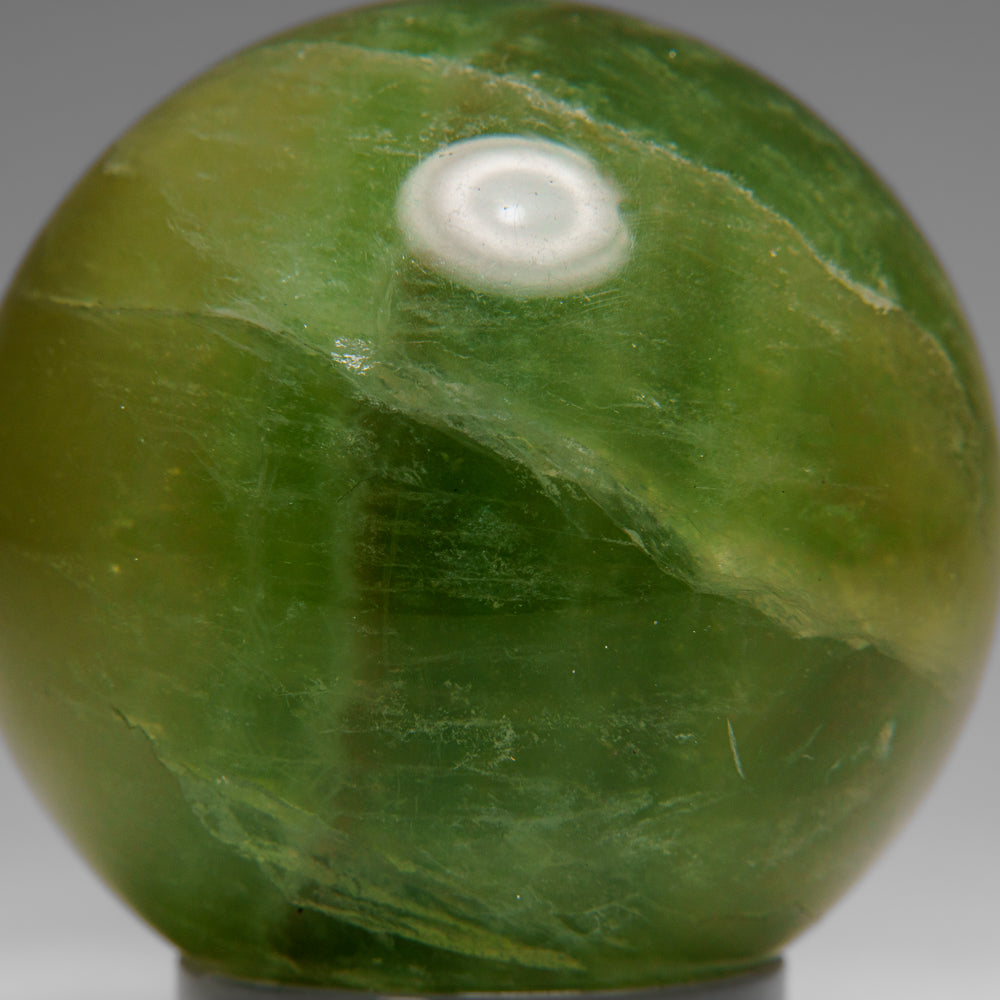 Genuine Green Fluorite Sphere From Mexico (256.1 grams)